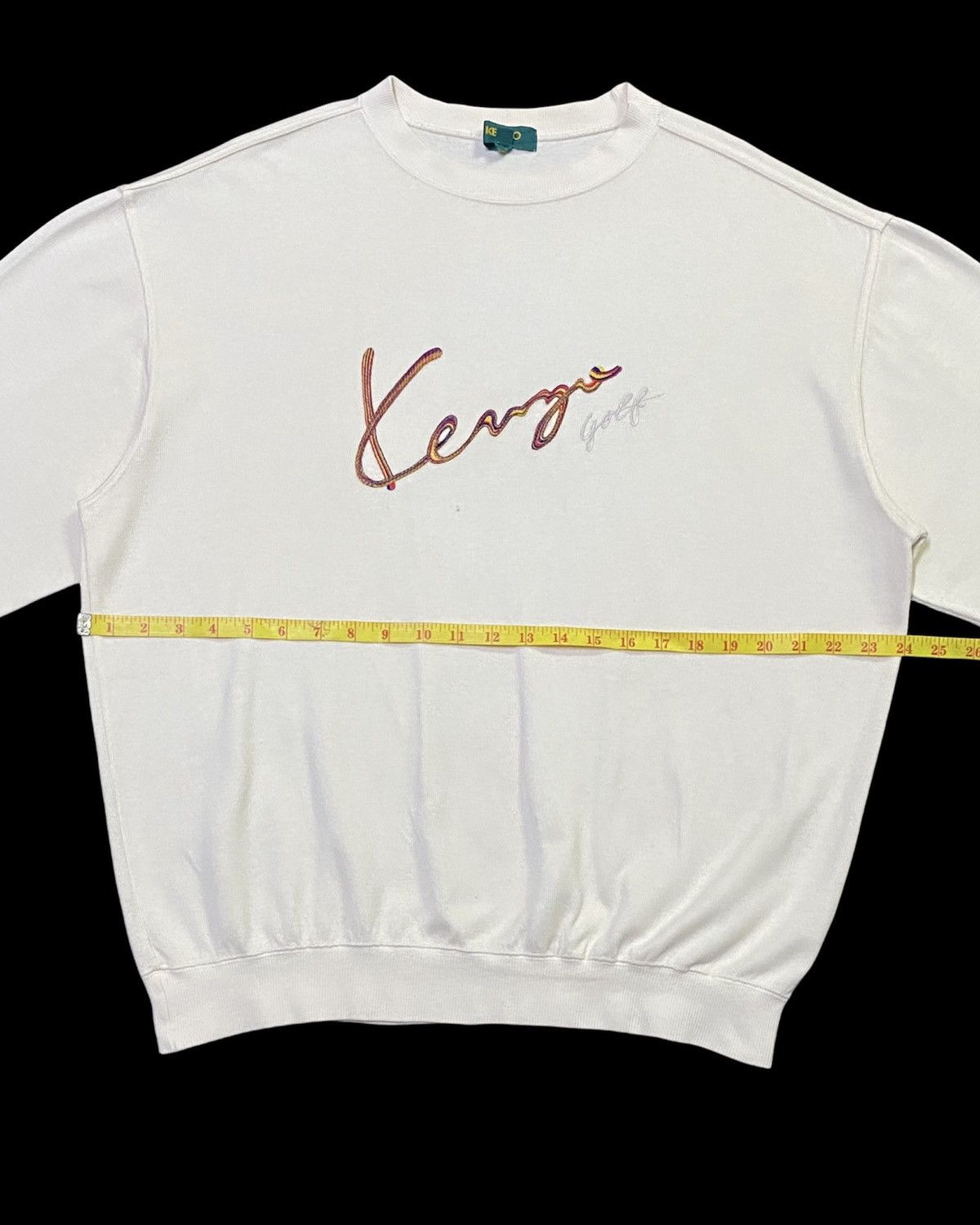Kenzo × Vintage VINTAGE 90s KENZO GOLF PULLOVER DESIGN Size US XL / EU 56 / 4 - 4 Thumbnail