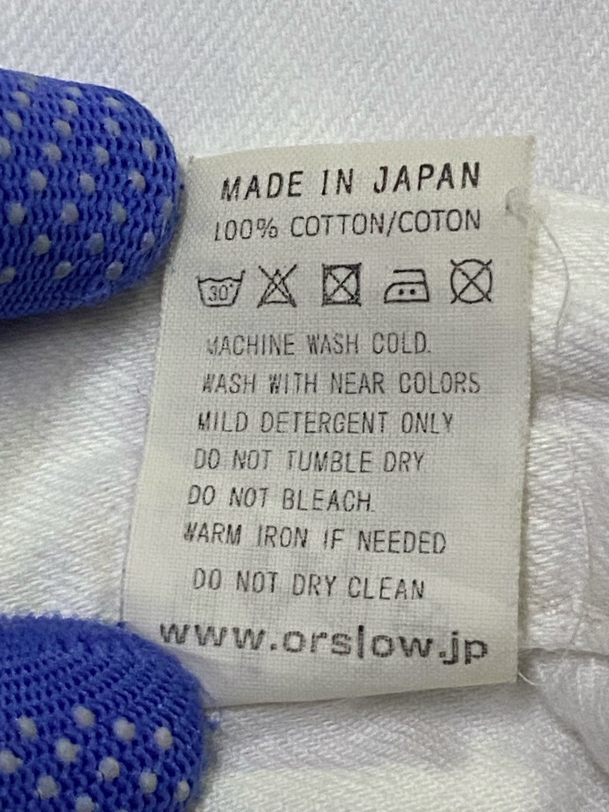 Japanese Brand × Orslow ORSLOW Easy Pants Herringbone Twill Ecru Size US 28 / EU 44 - 13 Thumbnail
