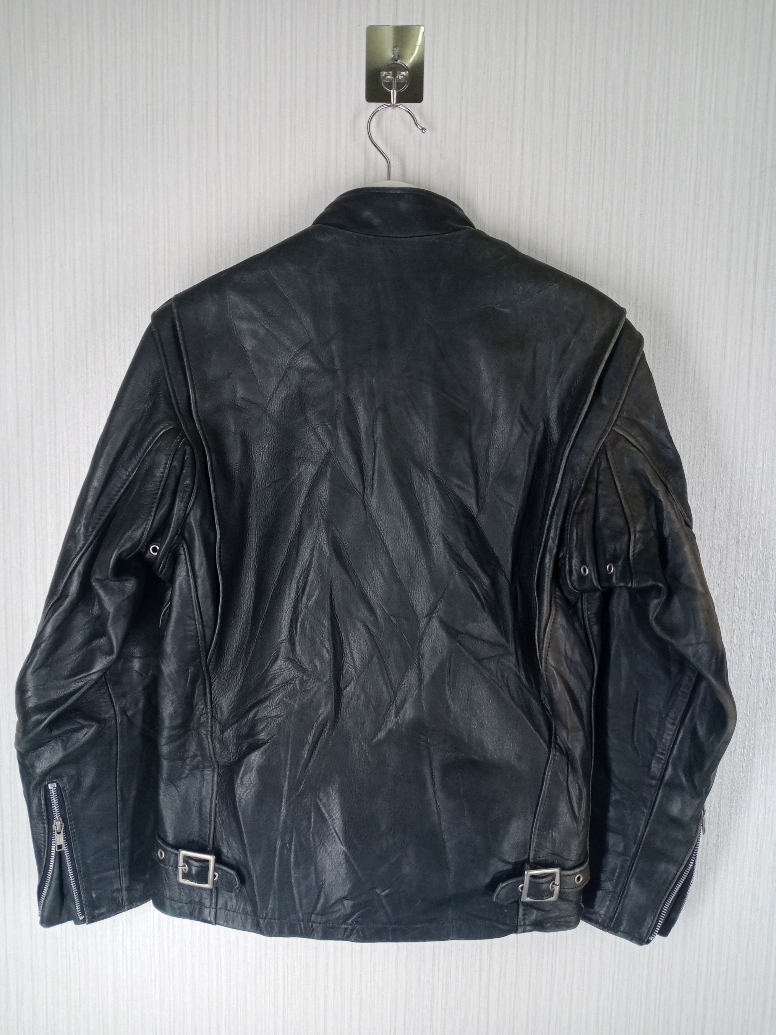 Schott Vintage Schott N.Y.C. Men Leather Biker Style Sun Faded Size US M / EU 48-50 / 2 - 9 Thumbnail