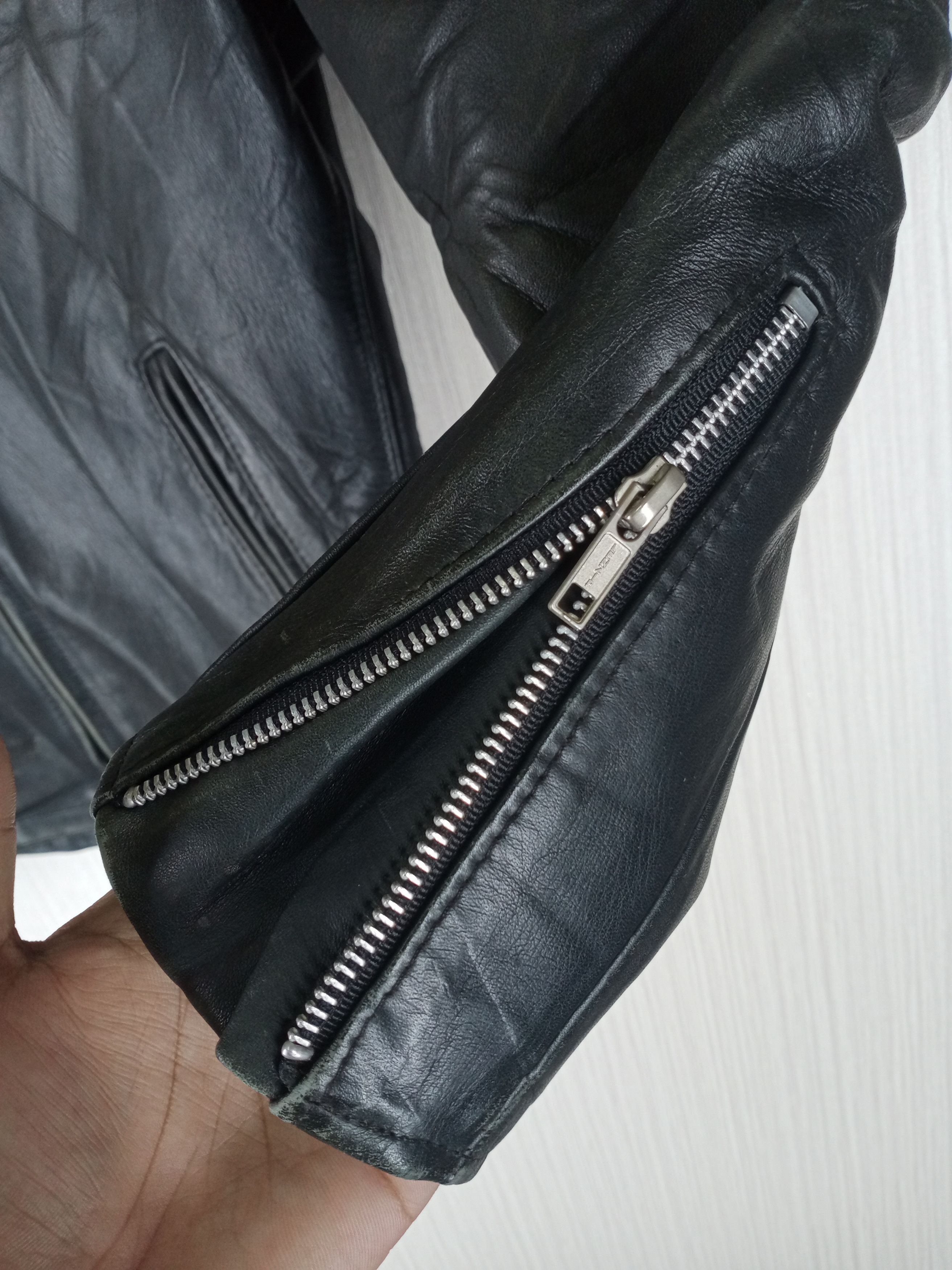 Schott Vintage Schott N.Y.C. Men Leather Biker Style Sun Faded Size US M / EU 48-50 / 2 - 7 Thumbnail