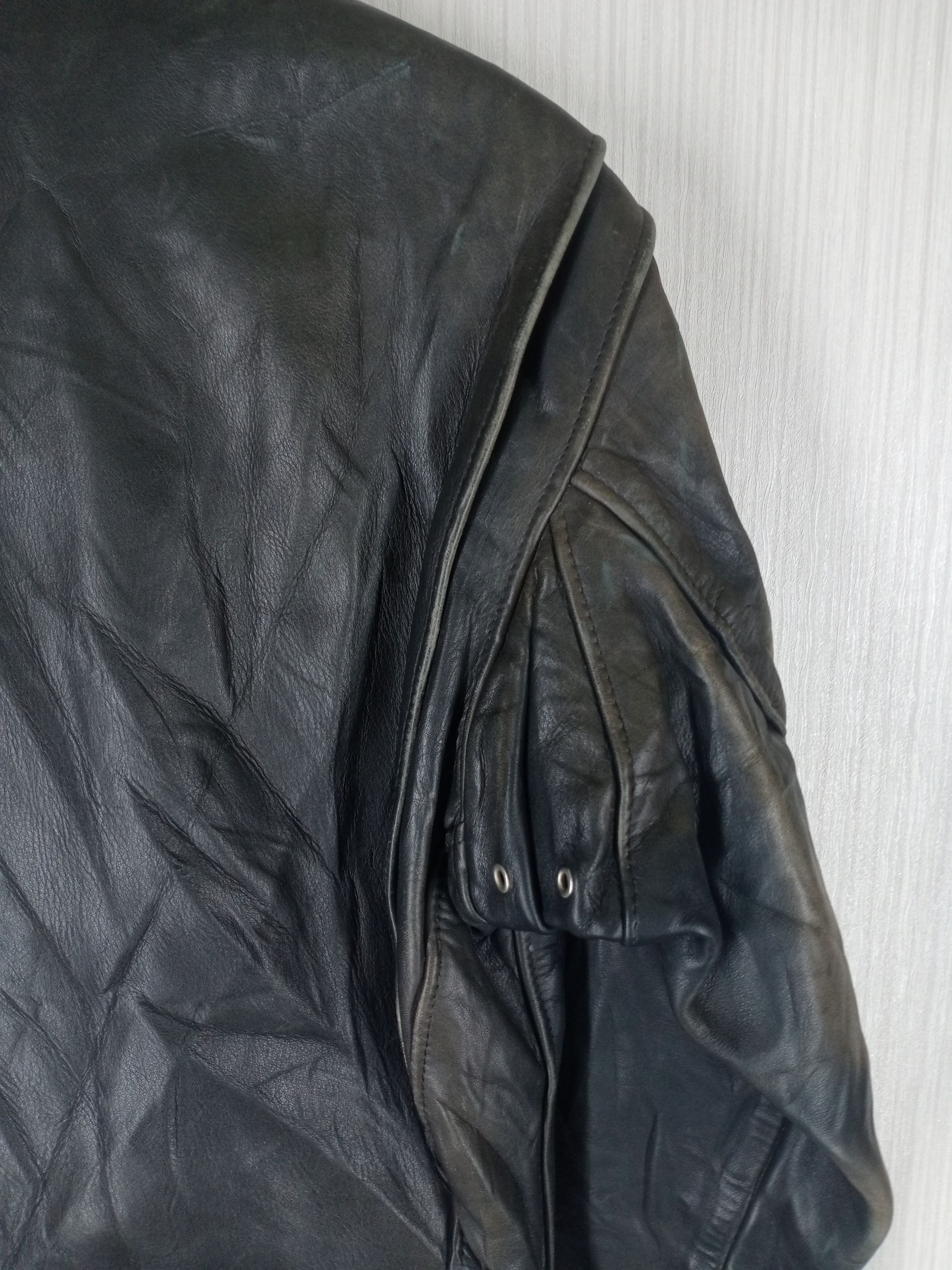 Schott Vintage Schott N.Y.C. Men Leather Biker Style Sun Faded Size US M / EU 48-50 / 2 - 11 Thumbnail