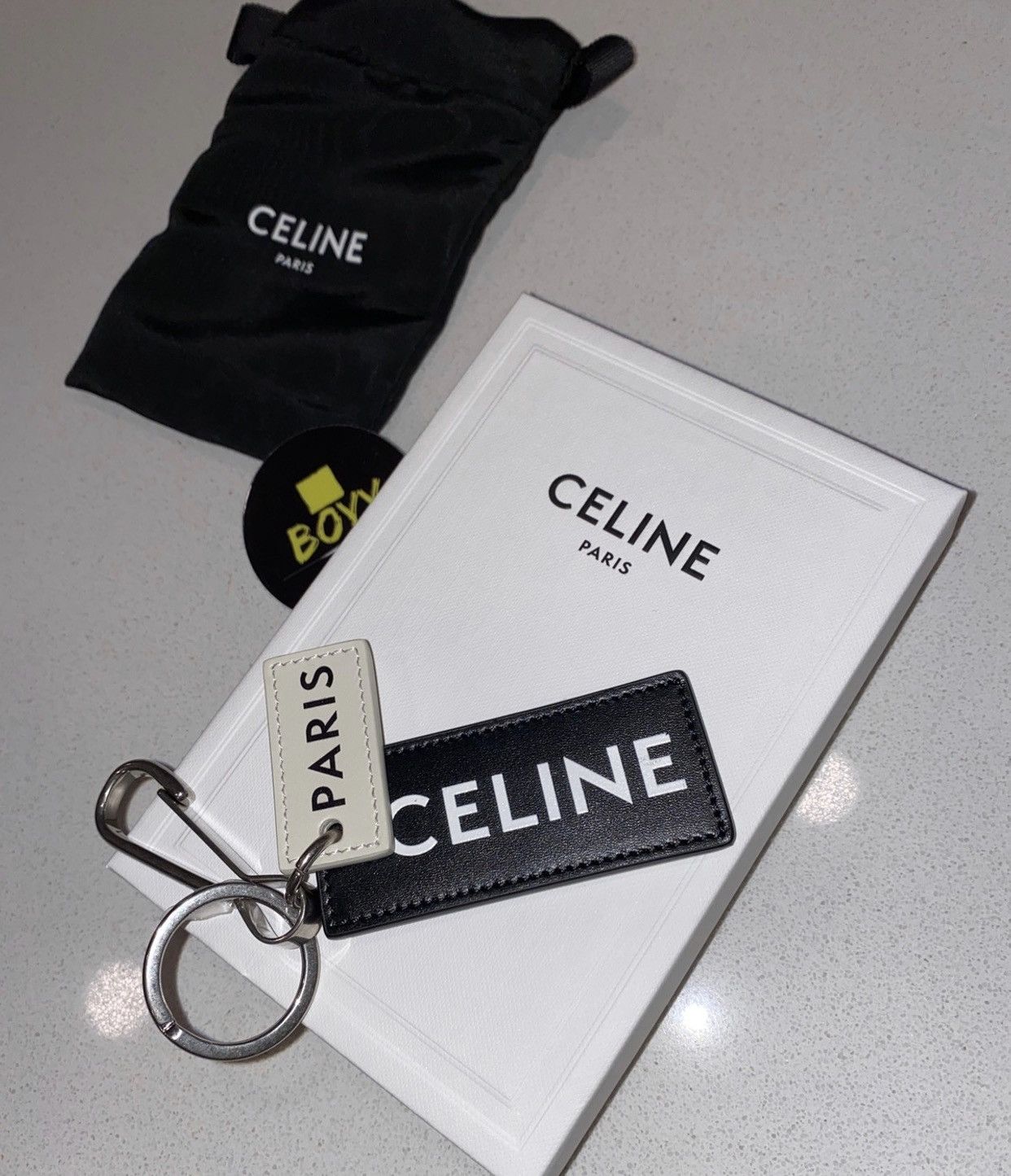 Celine Celine logo keychain Size ONE SIZE - 2 Thumbnail
