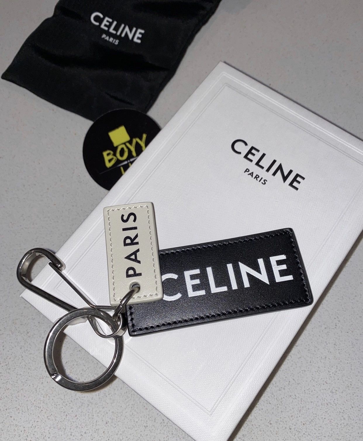 Celine Celine logo keychain Size ONE SIZE - 5 Thumbnail