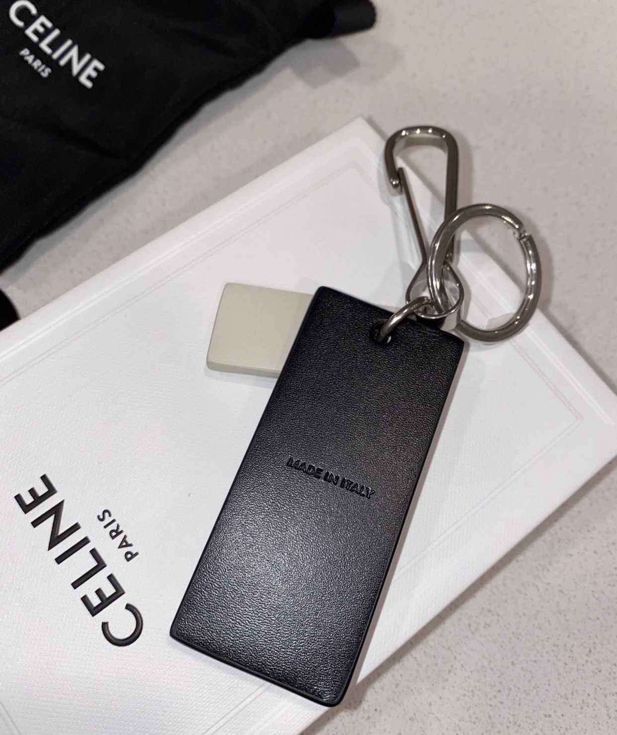 Celine Celine logo keychain Size ONE SIZE - 4 Thumbnail