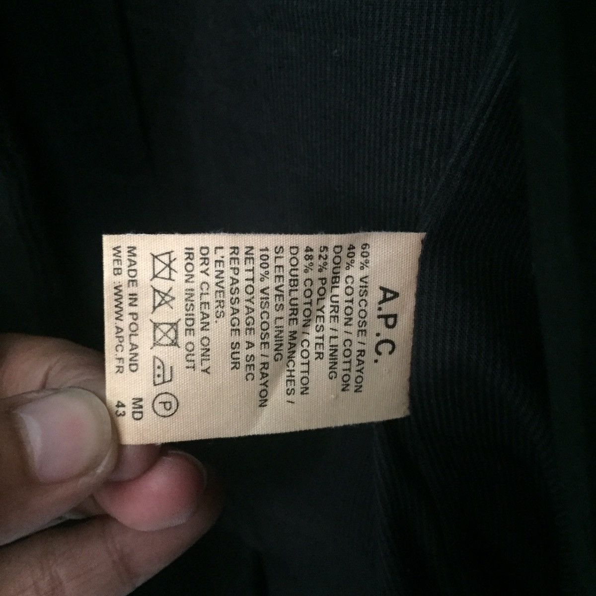 A.P.C. A.P.C. Jacket Coat MADE IN POLAND Size US XS / EU 42 / 0 - 13 Thumbnail