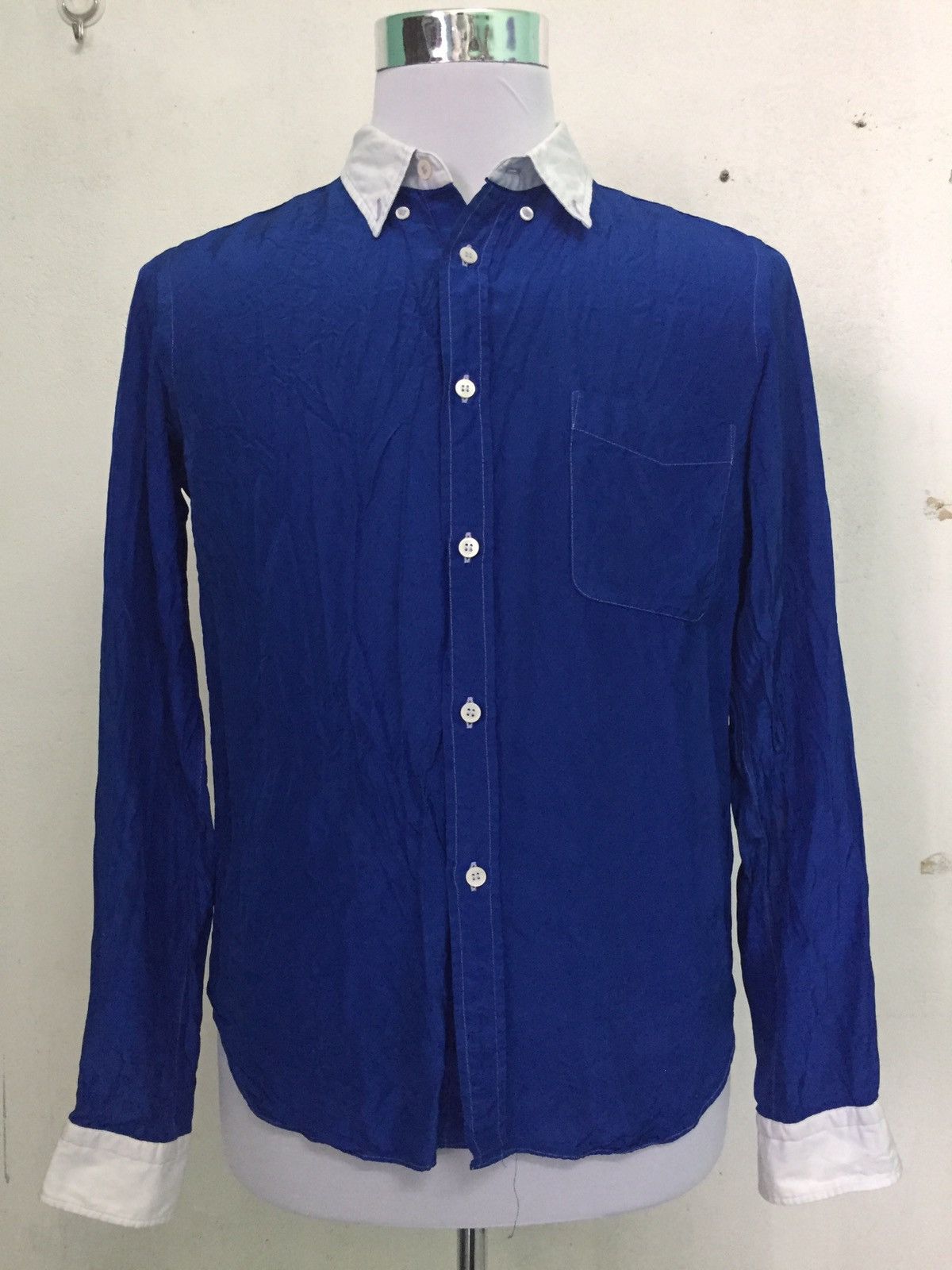 Comme des Garcons Vintage COMME des GARCONS HOMME Long Sleeve Button Up Size US S / EU 44-46 / 1 - 1 Thumbnail