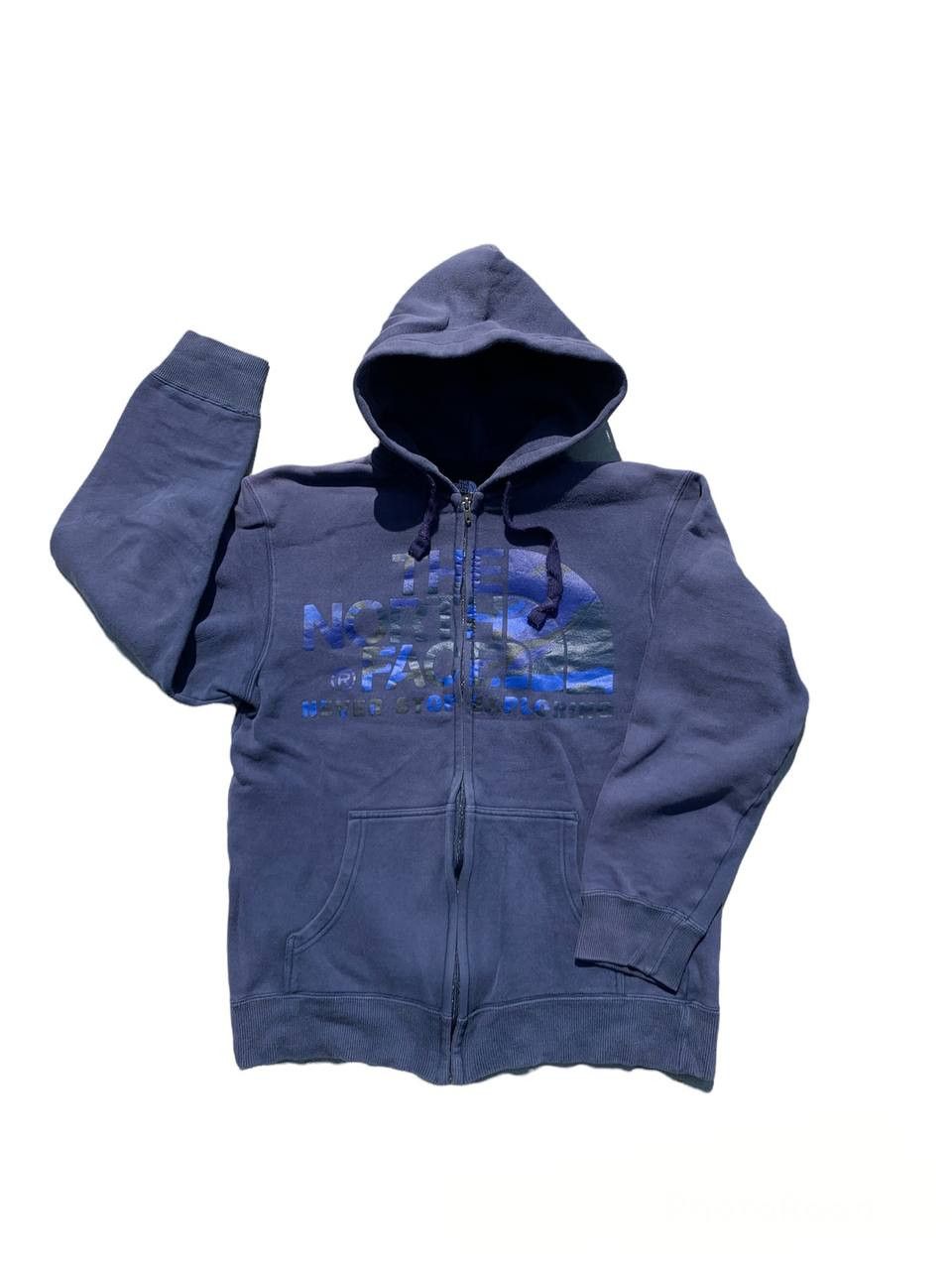 The North Face Hoodie Camo Logo