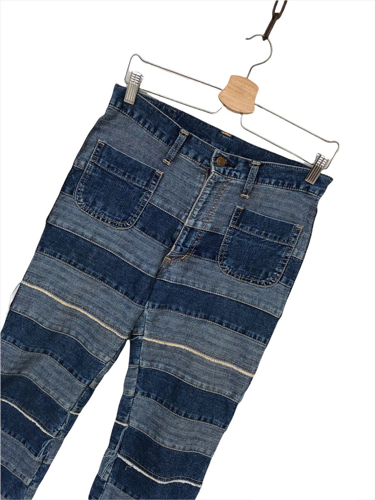 Hysteric Glamour ARCHIVE🔥Hysteric Glamour SICK Patchwork Hagi Denim Size US 29 - 6 Thumbnail