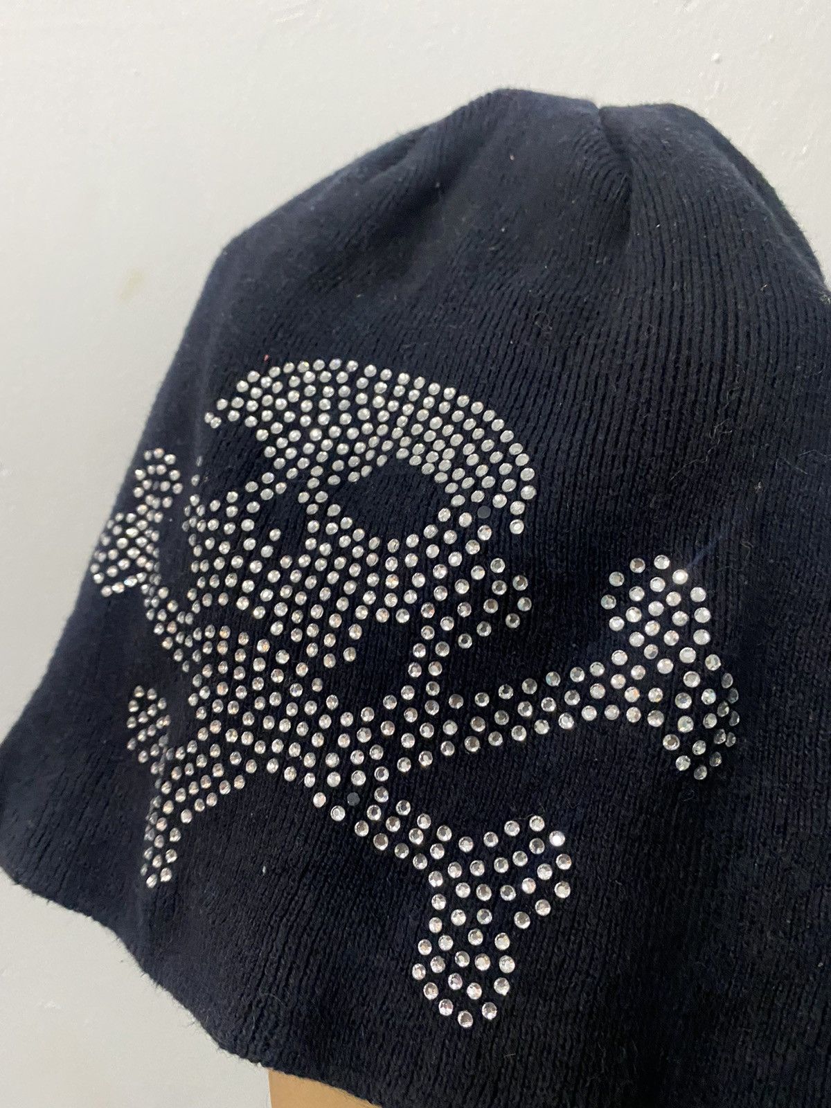 Japanese Brand Japanese Swarovski Skeleton Beanie Hat Size ONE SIZE - 2 Thumbnail