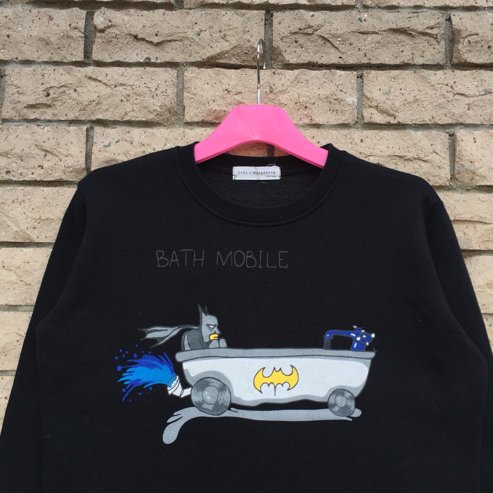 DC Comics BATMAN sweatshirt Parody Design.. Bath Mobile.. Size M / US 6-8 / IT 42-44 - 1 Thumbnail
