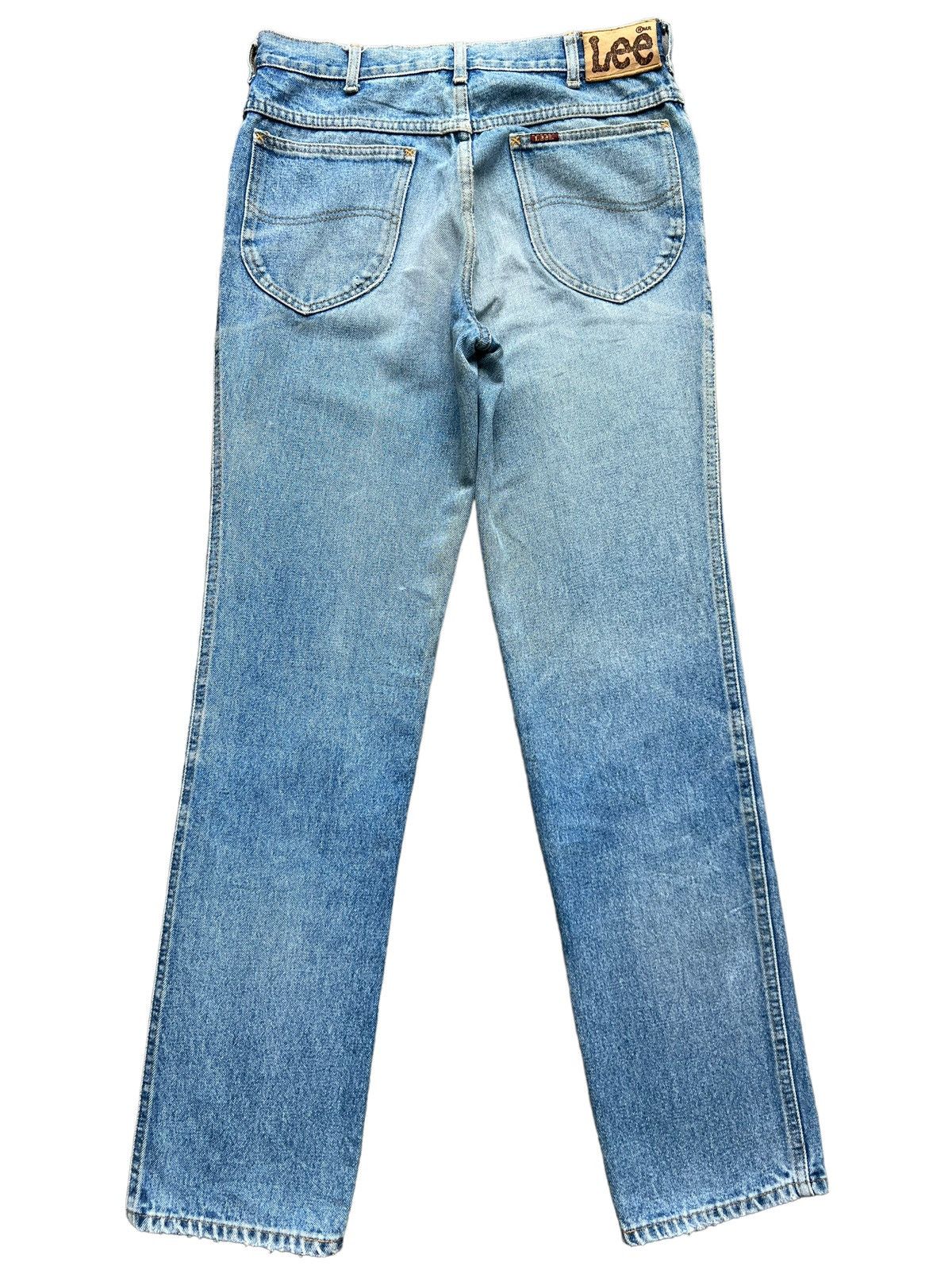 Lee Vintage 80s Lee Rider Acid Wash Denim Jeans 31x31 .5 Size US 31 - 3 Thumbnail