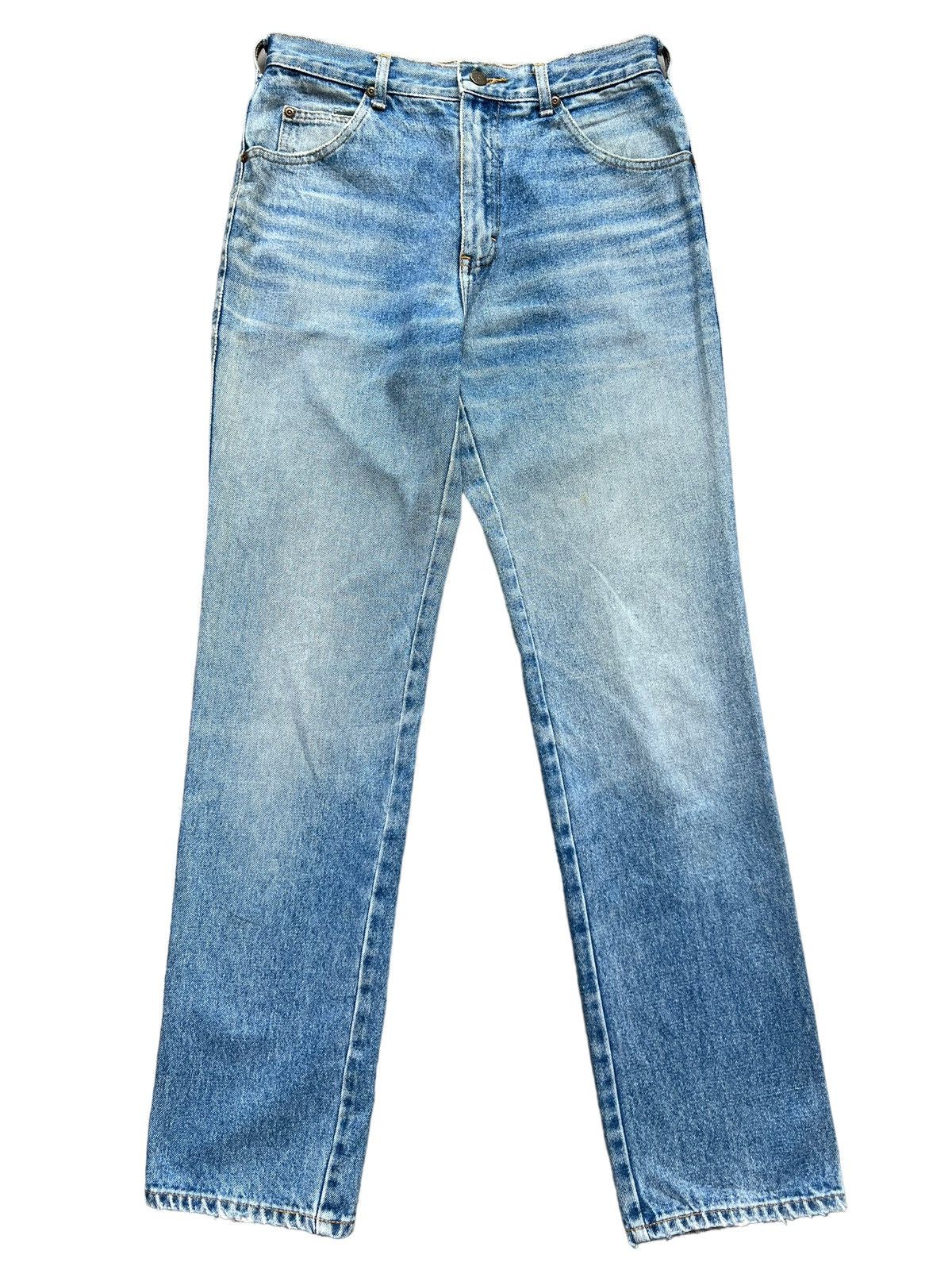 Lee Vintage 80s Lee Rider Acid Wash Denim Jeans 31x31 .5 Size US 31 - 2 Thumbnail