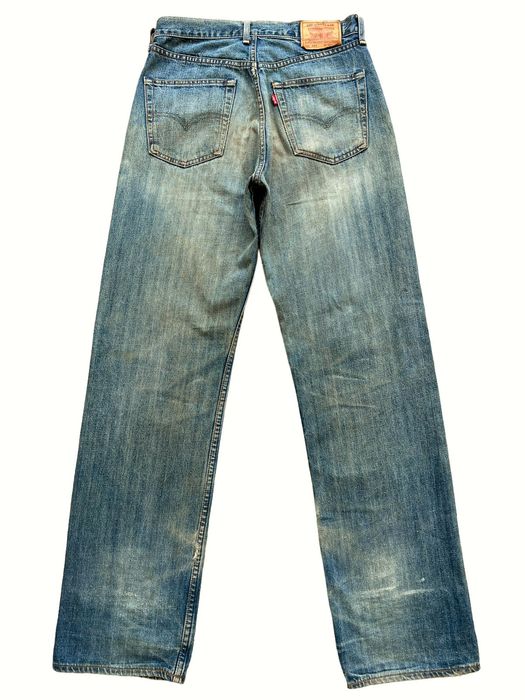 Levi's Vintage 90s Levis 504 Distressed Rustey Baggy Jeans 30x35 | Grailed