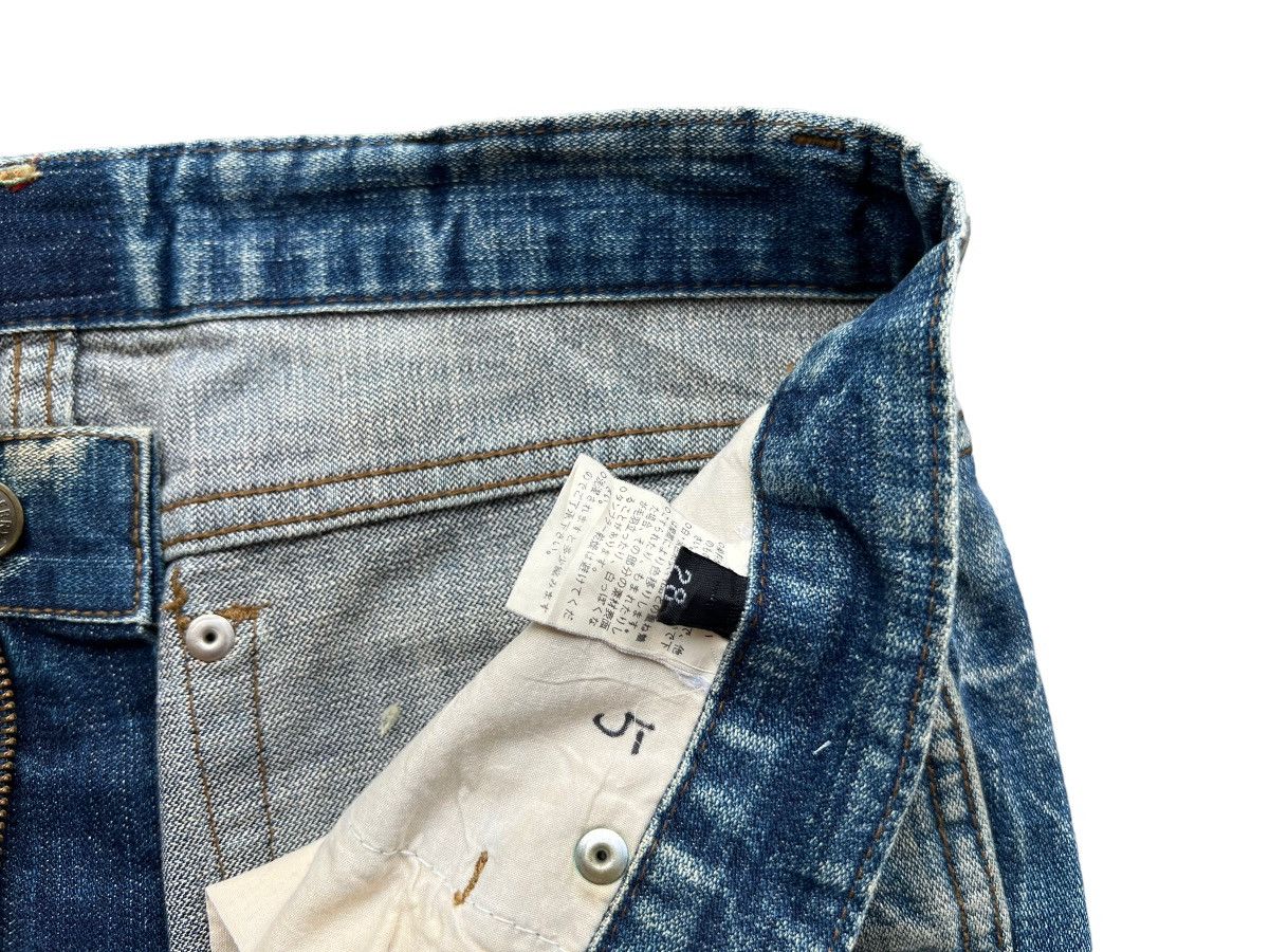 Japanese Brand Flare Jeans Japan Bootcut Distressed Denim Jeans 30x30.5 Size 31" - 10 Thumbnail
