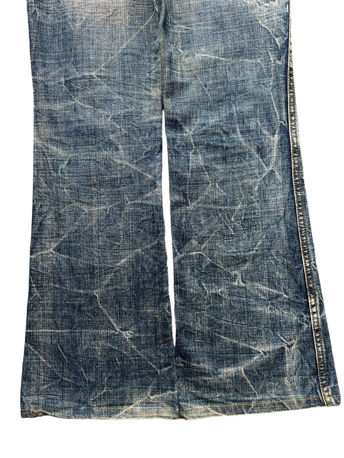 Japanese Brand Flare Jeans Japan Bootcut Distressed Denim Jeans 30x30.5 Size 31" - 6 Thumbnail