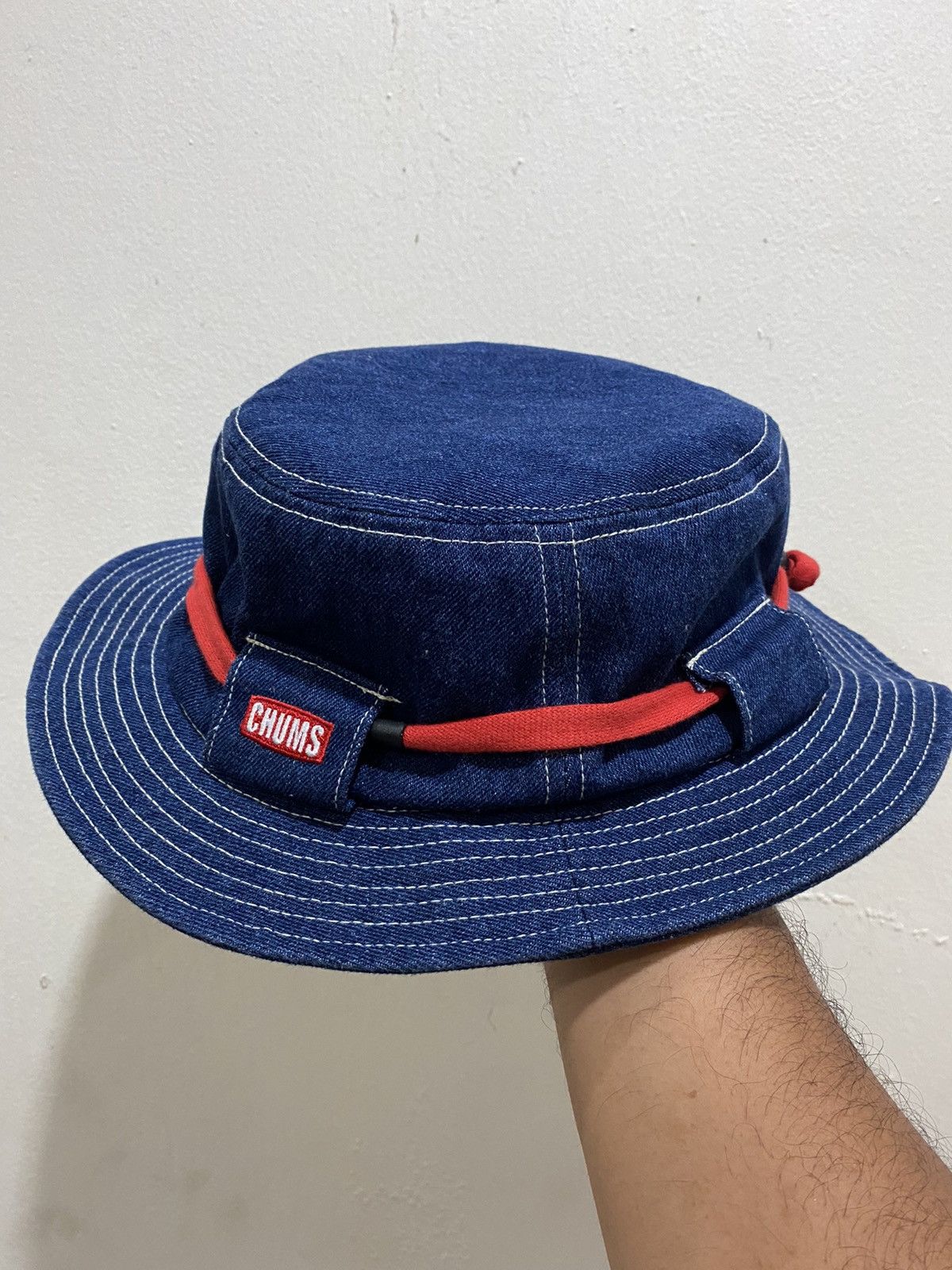 image of Chums Denim Outdoor Bucket Hat, Men's