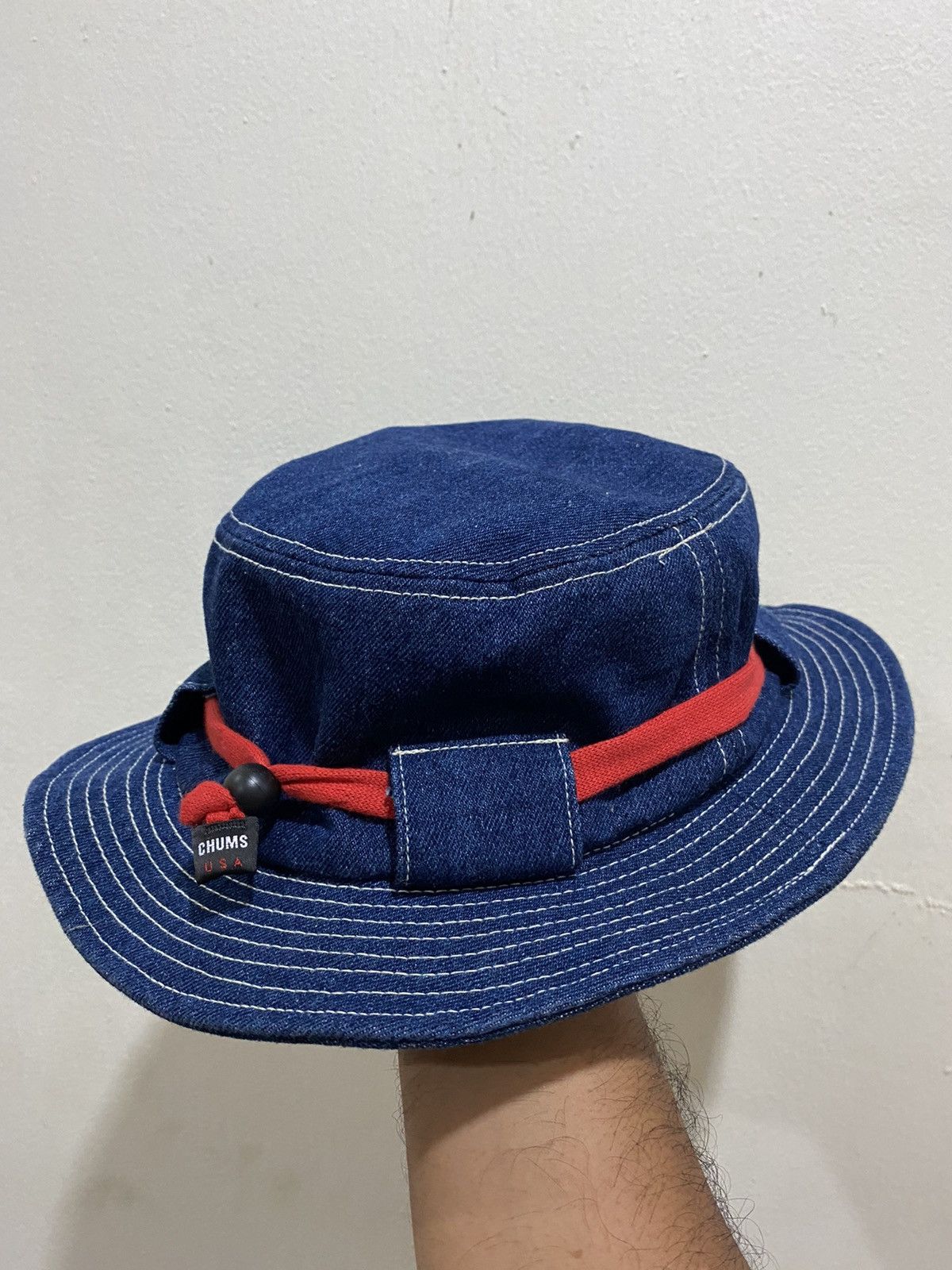 Chums × Vintage Chums Denim Outdoor Bucket Hat Size ONE SIZE - 4 Thumbnail
