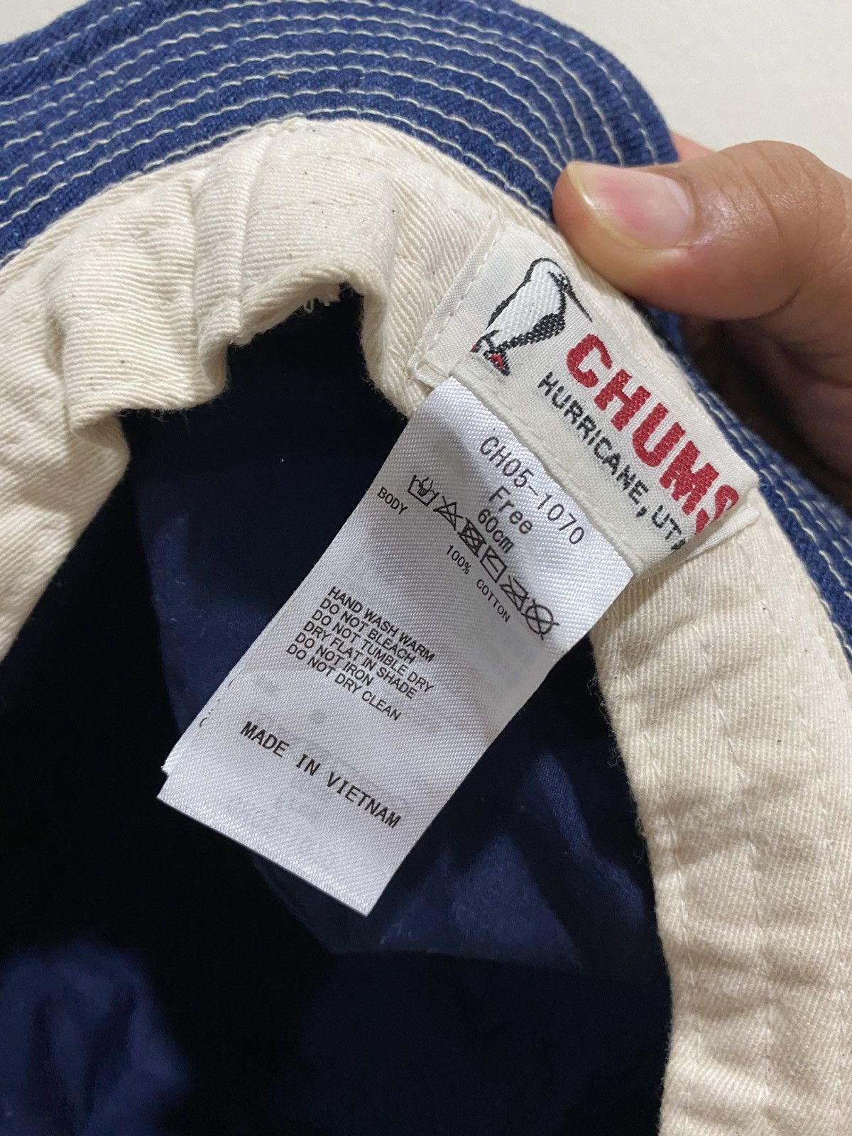 Chums × Vintage Chums Denim Outdoor Bucket Hat Size ONE SIZE - 7 Thumbnail