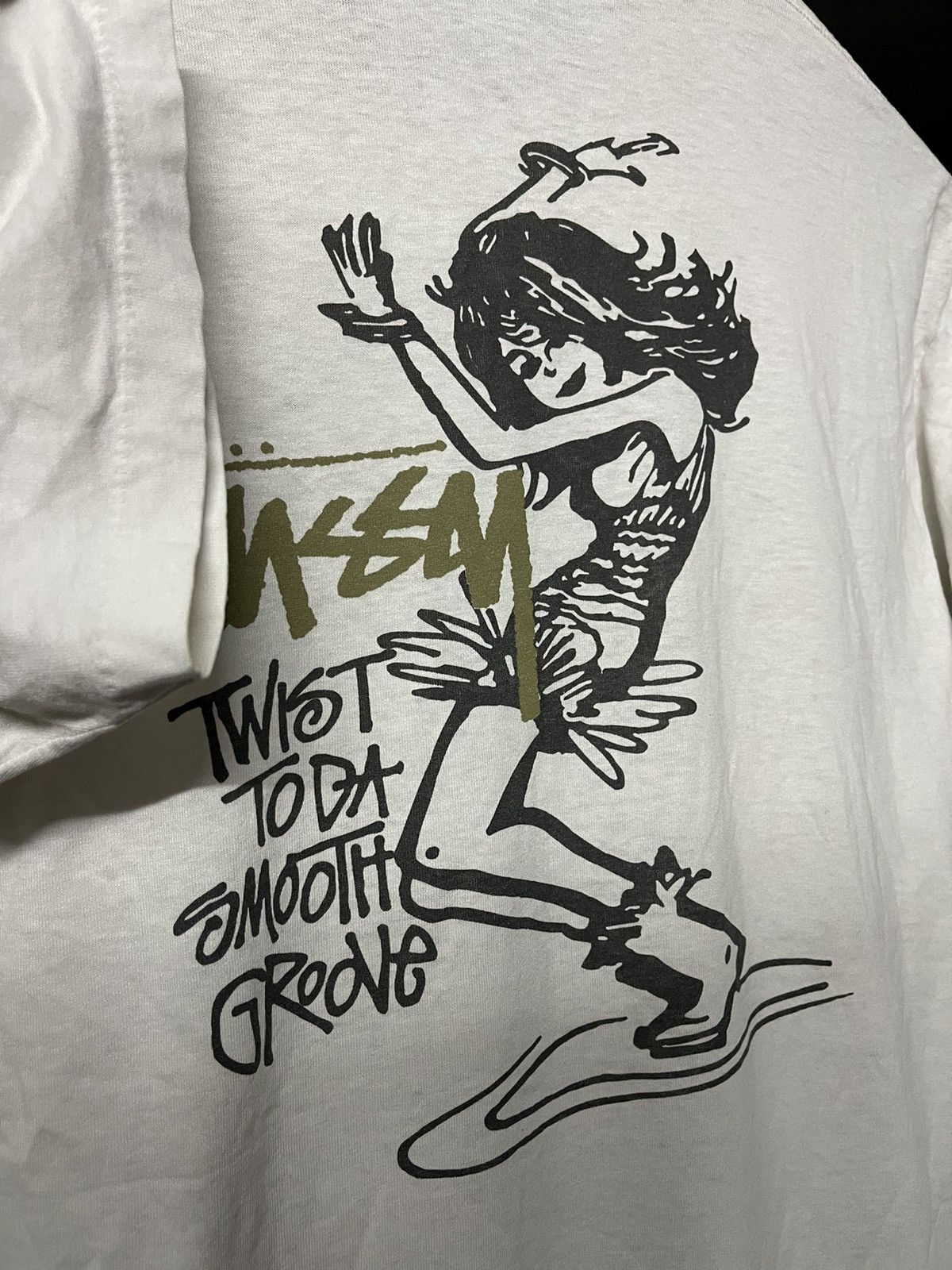 Stussy Vintage 80s Stussy Twish Toda Smooth Groove Tee Usa Size US L / EU 52-54 / 3 - 4 Thumbnail