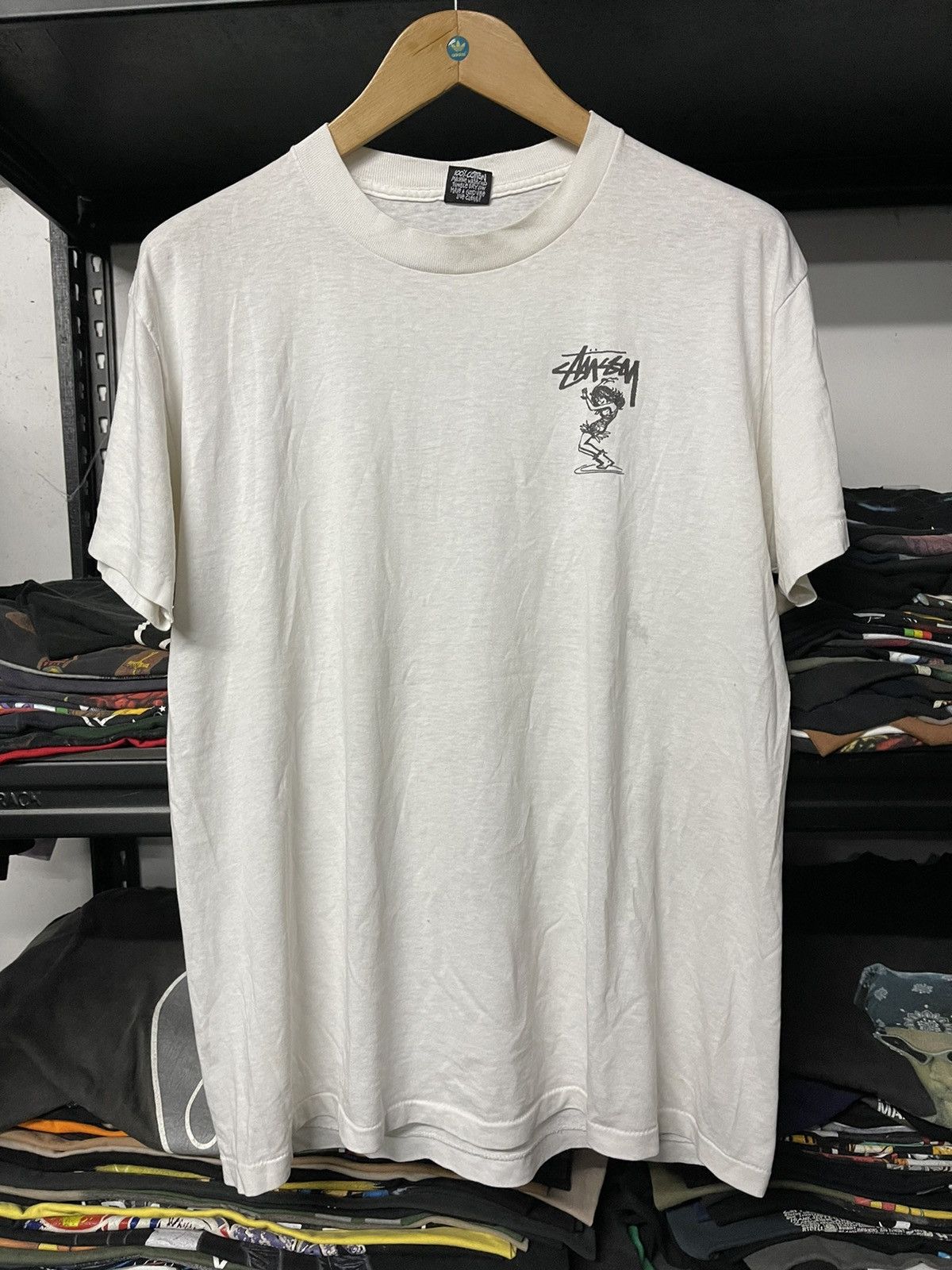 Stussy Vintage 80s Stussy Twish Toda Smooth Groove Tee Usa Size US L / EU 52-54 / 3 - 5 Thumbnail
