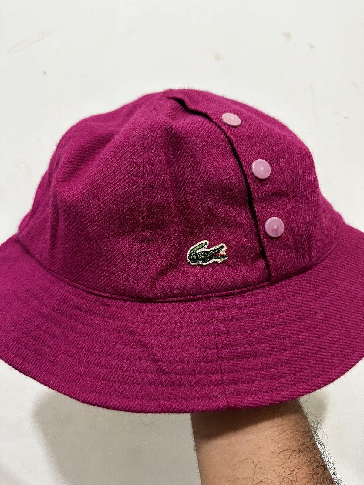 Lacoste × Vintage 🔥Vintage🔥 Lacoste Bucket Hat Size ONE SIZE - 2 Thumbnail