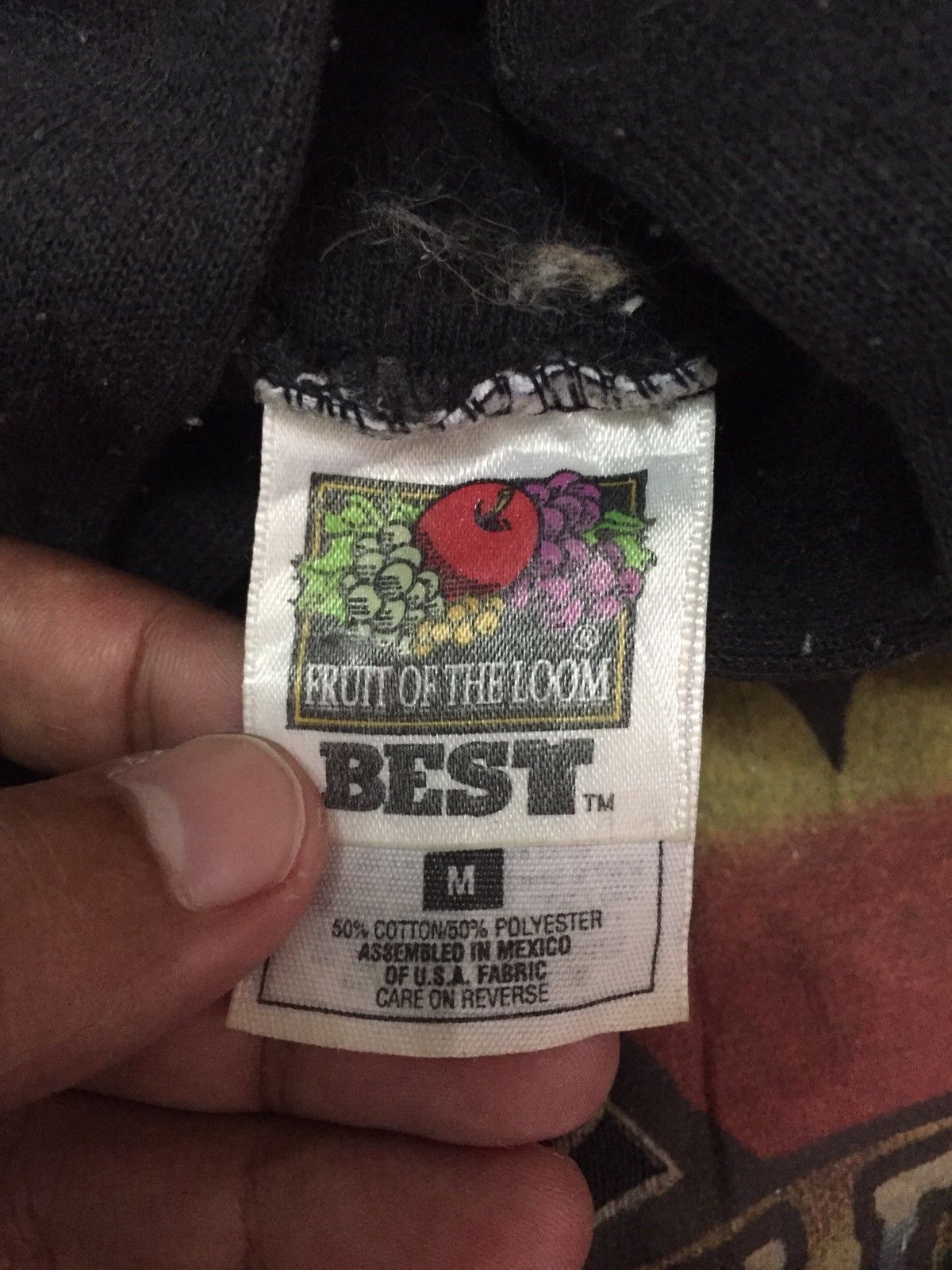 Fruit Of The Loom × Vintage Vintage con flate hoodie by fruit of the loom Size US M / EU 48-50 / 2 - 11 Thumbnail