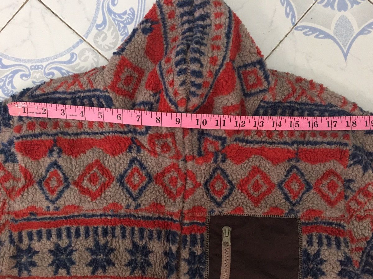 Japanese Brand Printed Art Deep Pile Fleece Full Zip Jacket Size US L / EU 52-54 / 3 - 16 Thumbnail