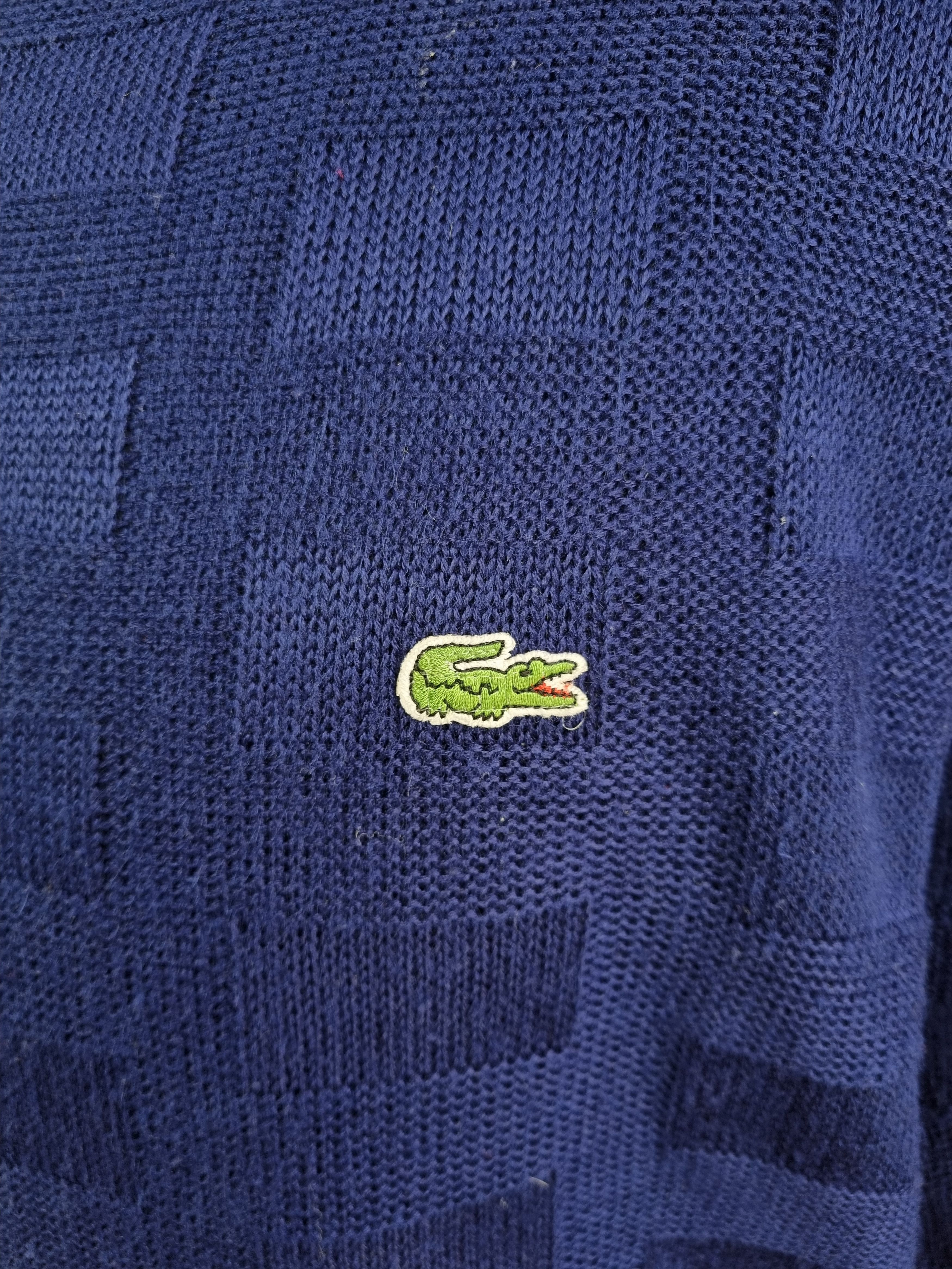 Lacoste 90s LACOSTE Chemise French Knitted Sweater Size US L / EU 52-54 / 3 - 9 Thumbnail