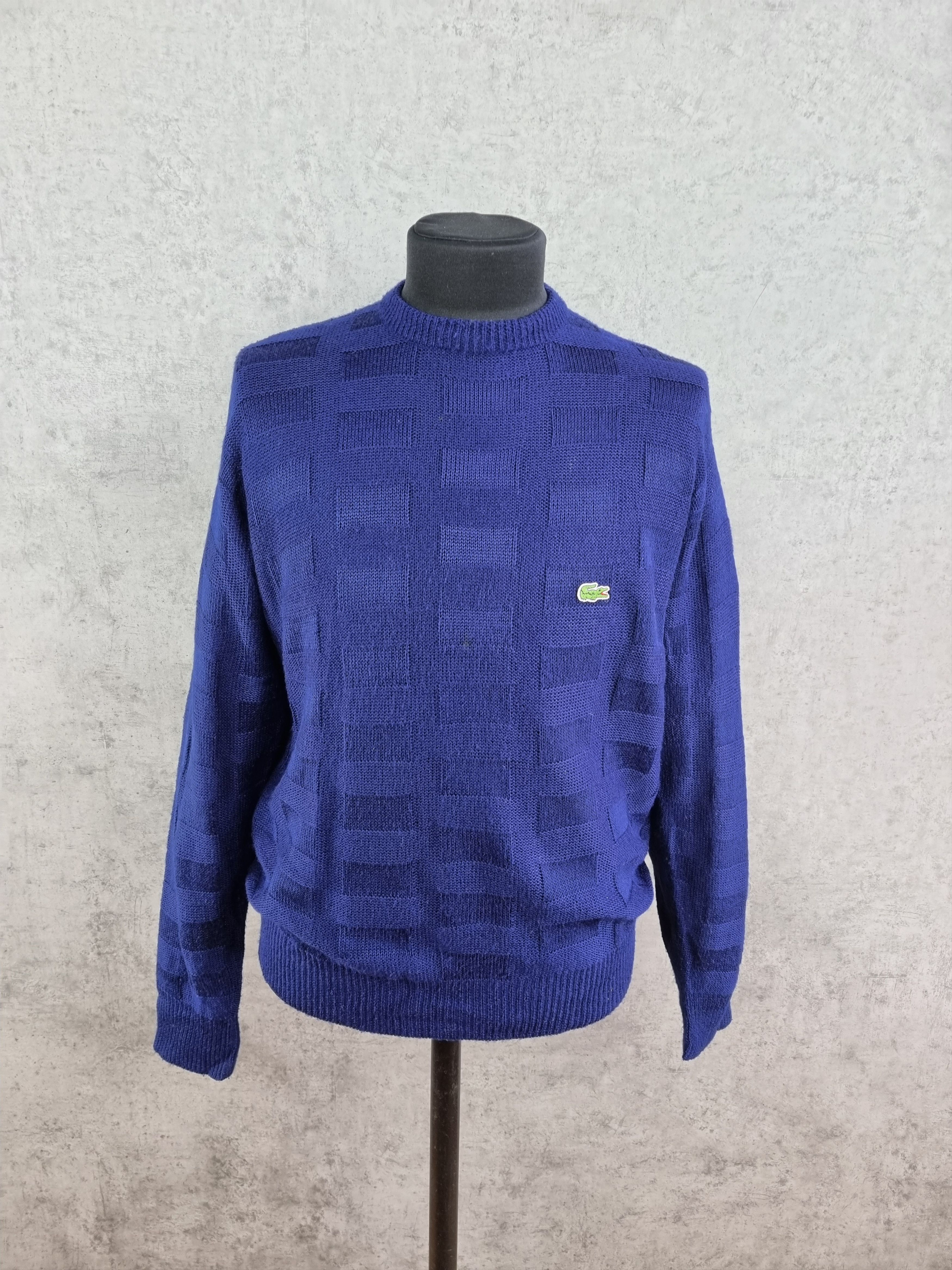 Lacoste 90s LACOSTE Chemise French Knitted Sweater Size US L / EU 52-54 / 3 - 13 Thumbnail