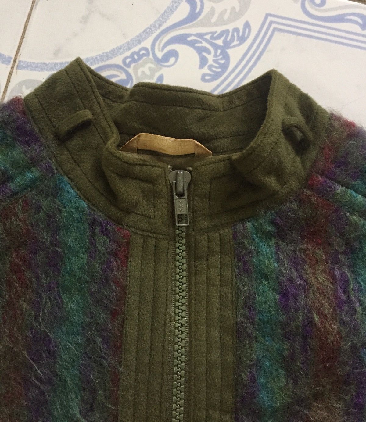 Japanese Brand Nice Mohair Zipper Jacket Size US S / EU 44-46 / 1 - 5 Thumbnail