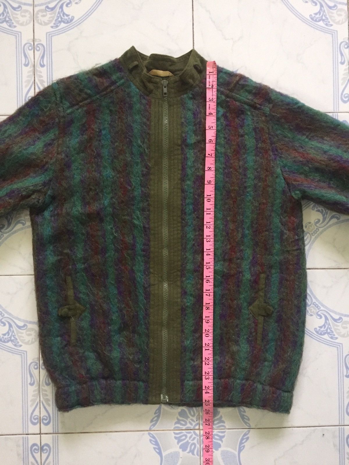 Japanese Brand Nice Mohair Zipper Jacket Size US S / EU 44-46 / 1 - 12 Thumbnail