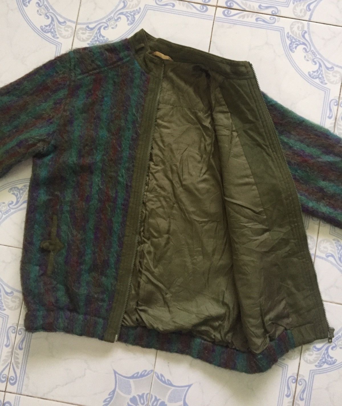 Japanese Brand Nice Mohair Zipper Jacket Size US S / EU 44-46 / 1 - 6 Thumbnail