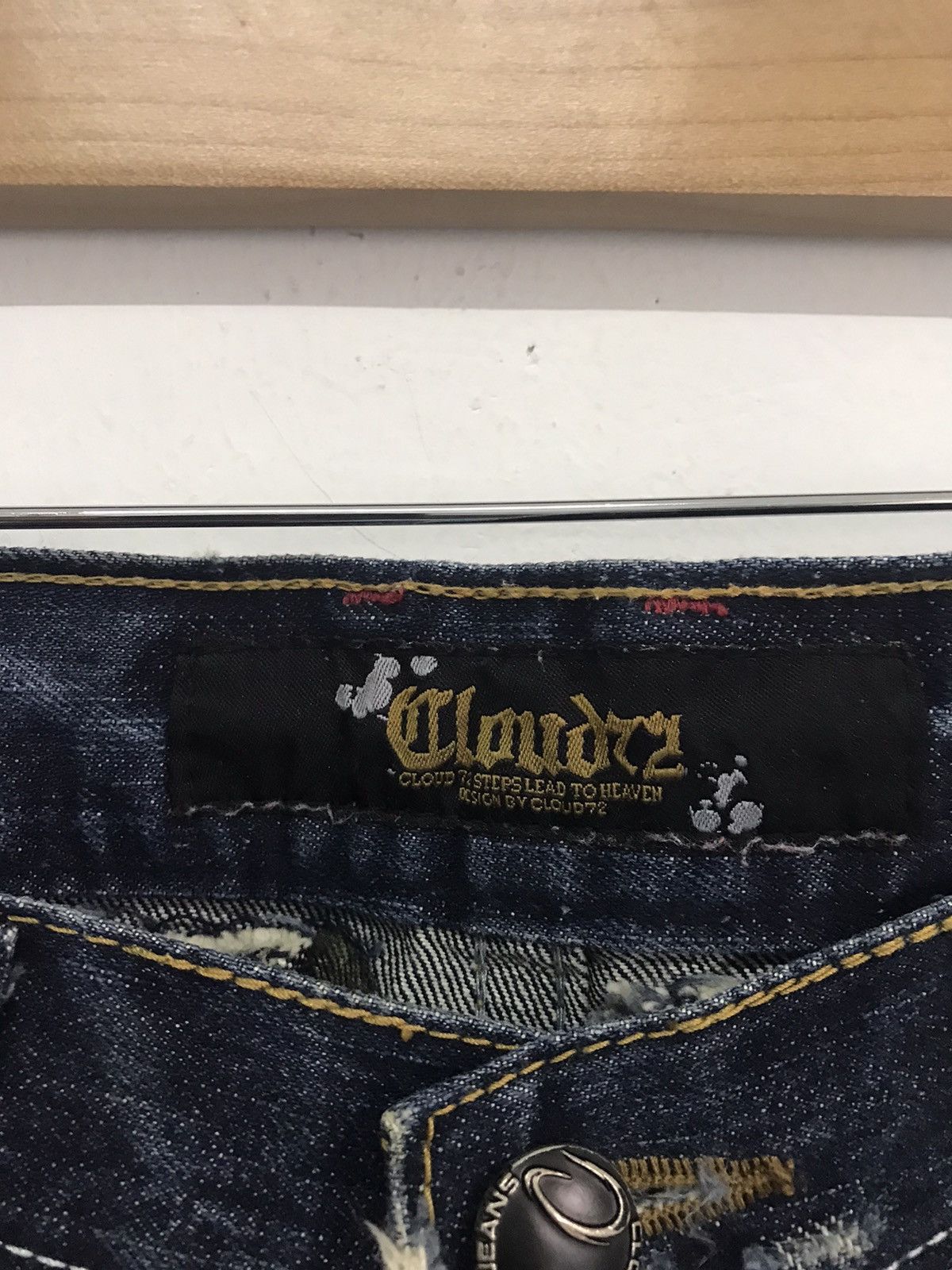 Seditionaries × Vintage Vintage Cloud 72 Cross Inspire Chrome Heart Custom Denim Size US 32 / EU 48 - 5 Thumbnail