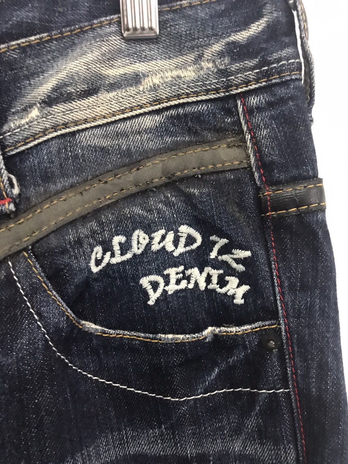 Seditionaries × Vintage Vintage Cloud 72 Cross Inspire Chrome Heart Custom Denim Size US 32 / EU 48 - 4 Thumbnail