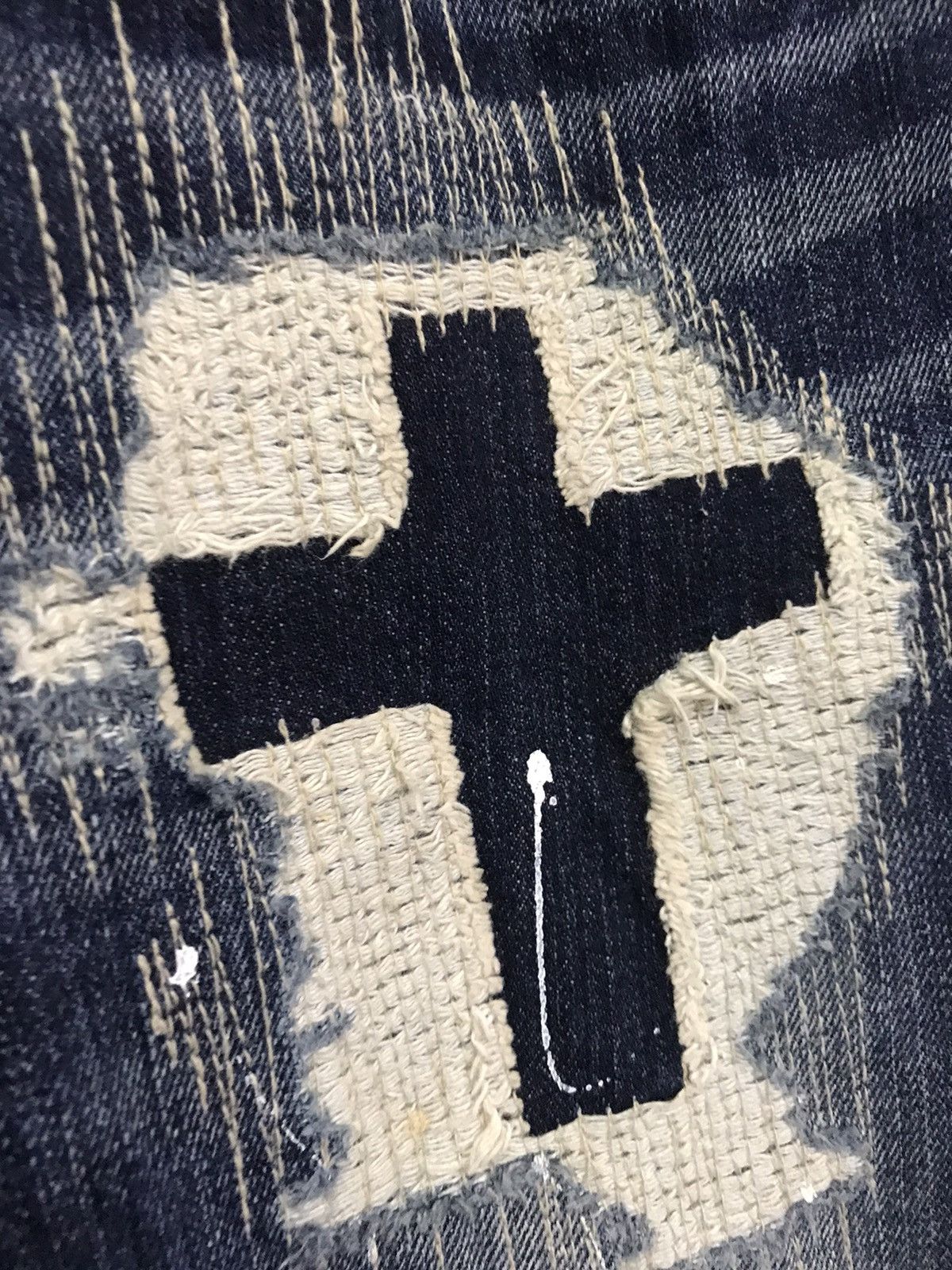 Seditionaries × Vintage Vintage Cloud 72 Cross Inspire Chrome Heart Custom Denim Size US 32 / EU 48 - 6 Thumbnail