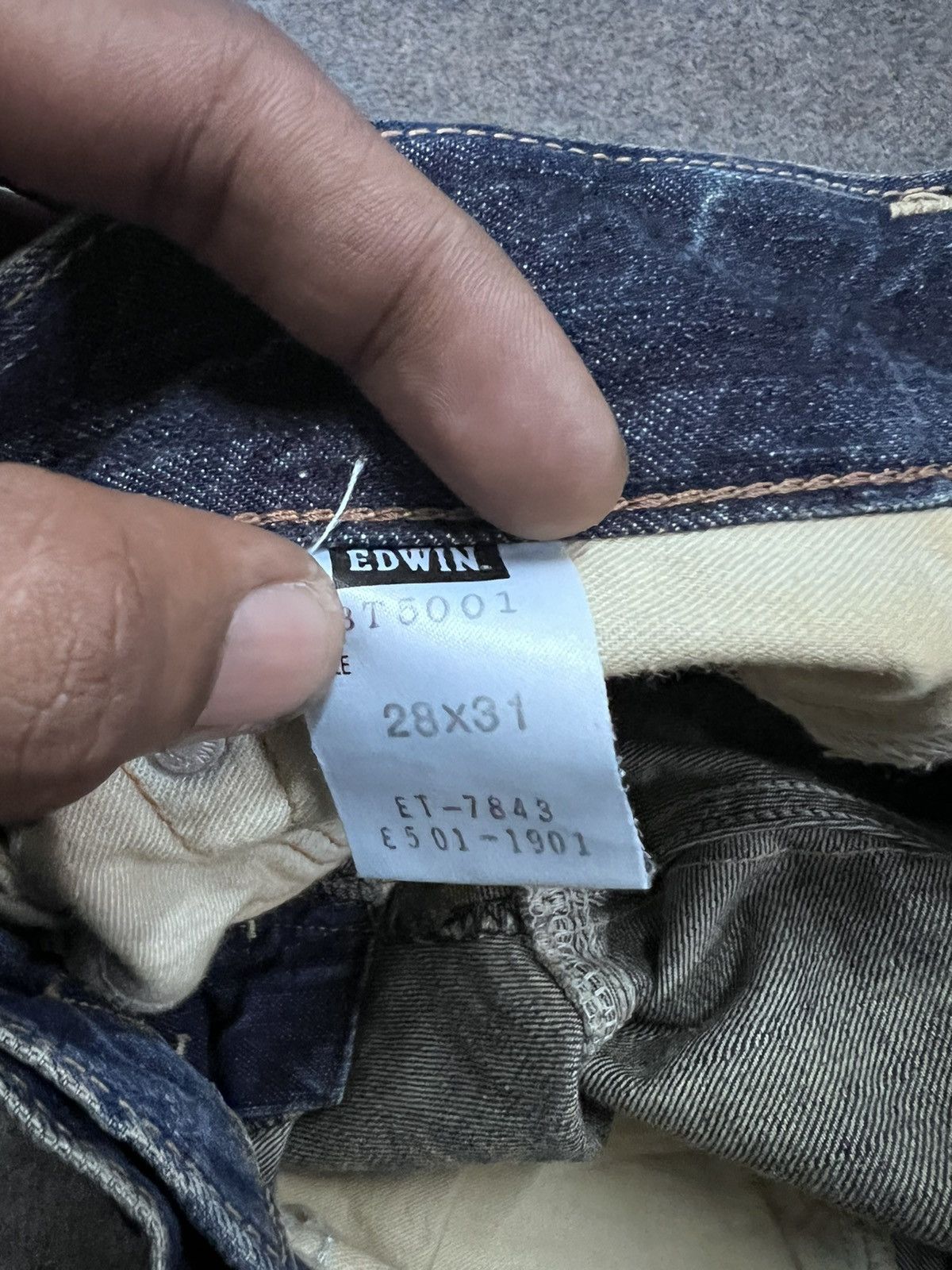 Japanese Brand FLARED💥EXWIN 503 BLUE TRIP DISTRESSED DENIM PANT Size US 28 / EU 44 - 9 Thumbnail