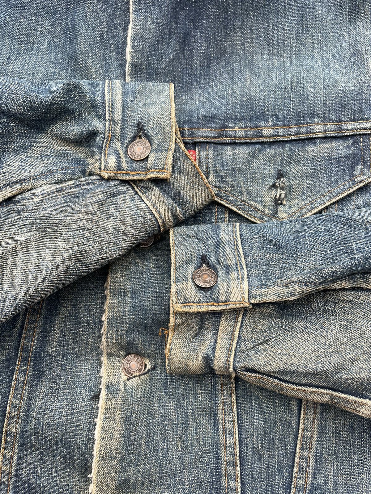 Levi's Vintage 70’s Levis 70505 e Denim Jacket Size US M / EU 48-50 / 2 - 16 Thumbnail