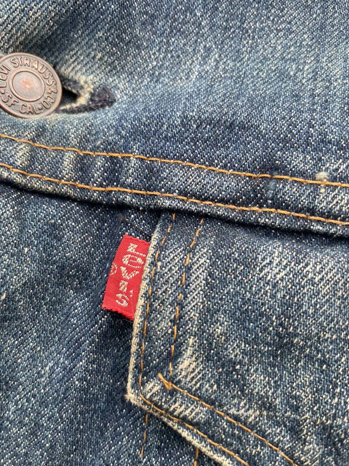 Levi's Vintage 70’s Levis 70505 e Denim Jacket Size US M / EU 48-50 / 2 - 18 Thumbnail