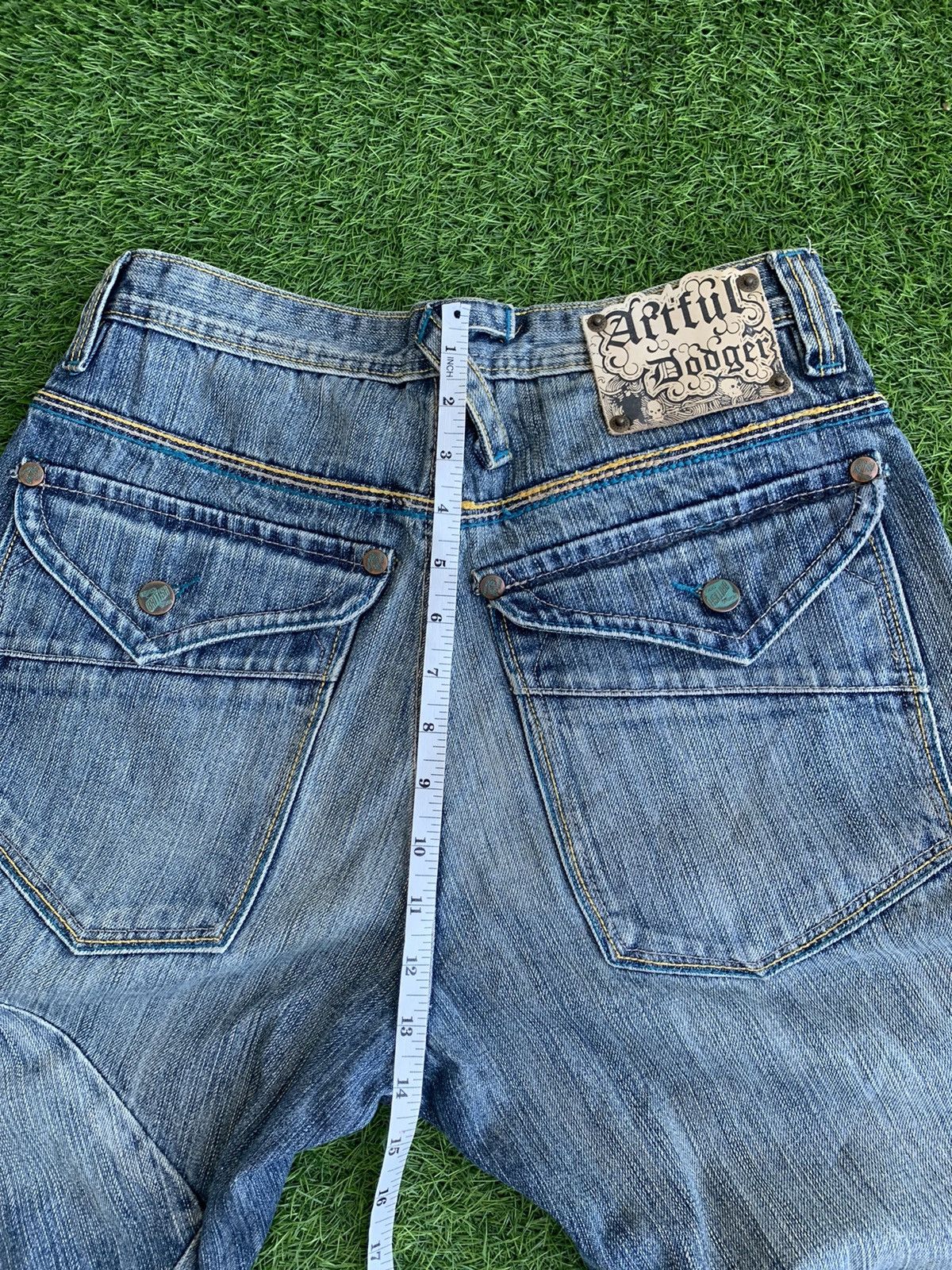 Japanese Brand Vintage Japanese Brand Patchwork Denim Pants Size US 30 / EU 46 - 13 Thumbnail