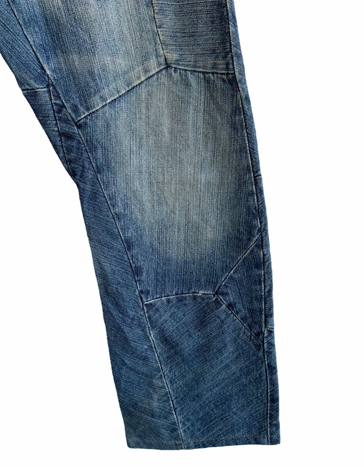 Japanese Brand Vintage Japanese Brand Patchwork Denim Pants Size US 30 / EU 46 - 6 Thumbnail