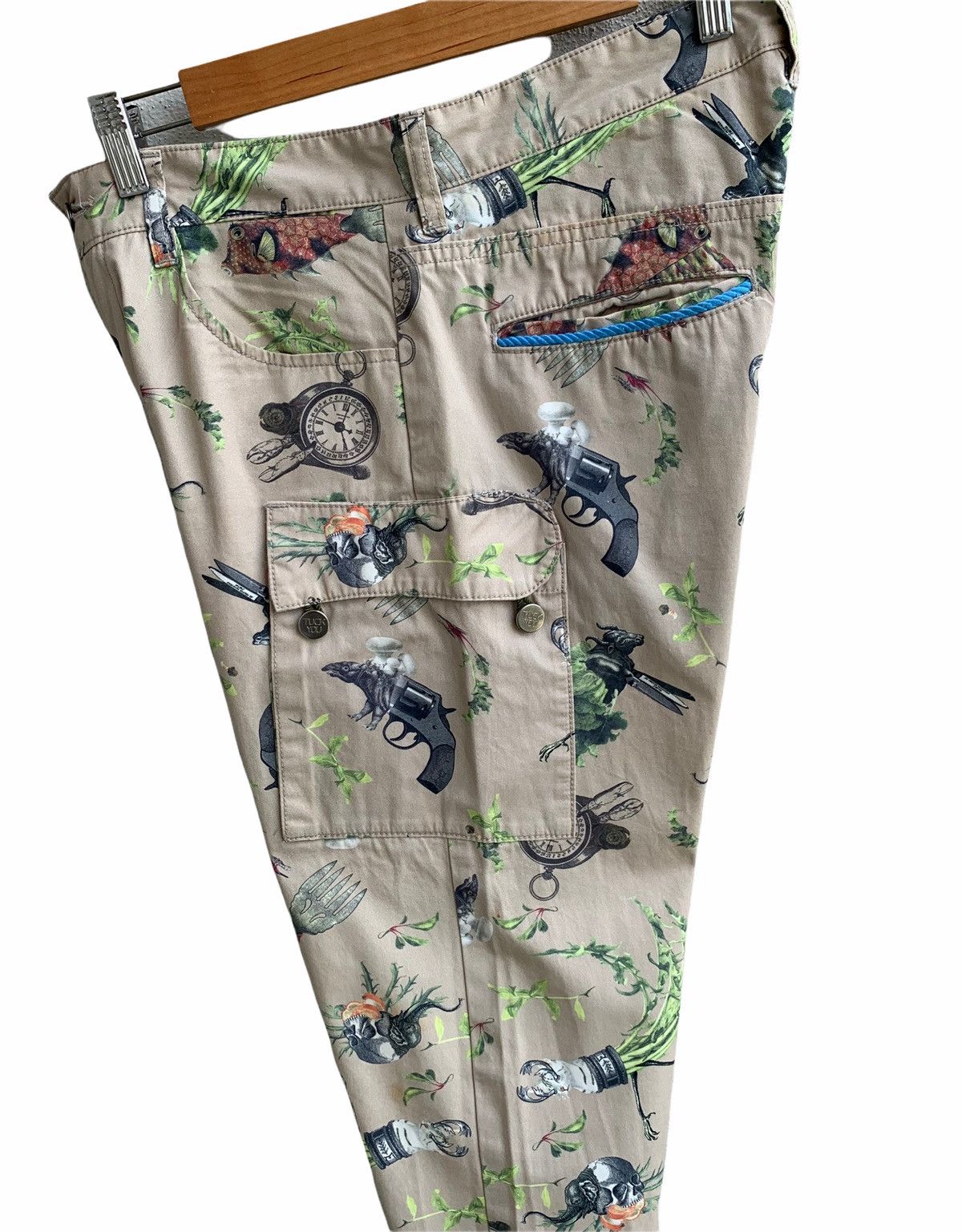 Alexander Lee Chang Rare🔥Japanese Alexander Lee Chang Over Printed Pants Size US 30 / EU 46 - 3 Thumbnail