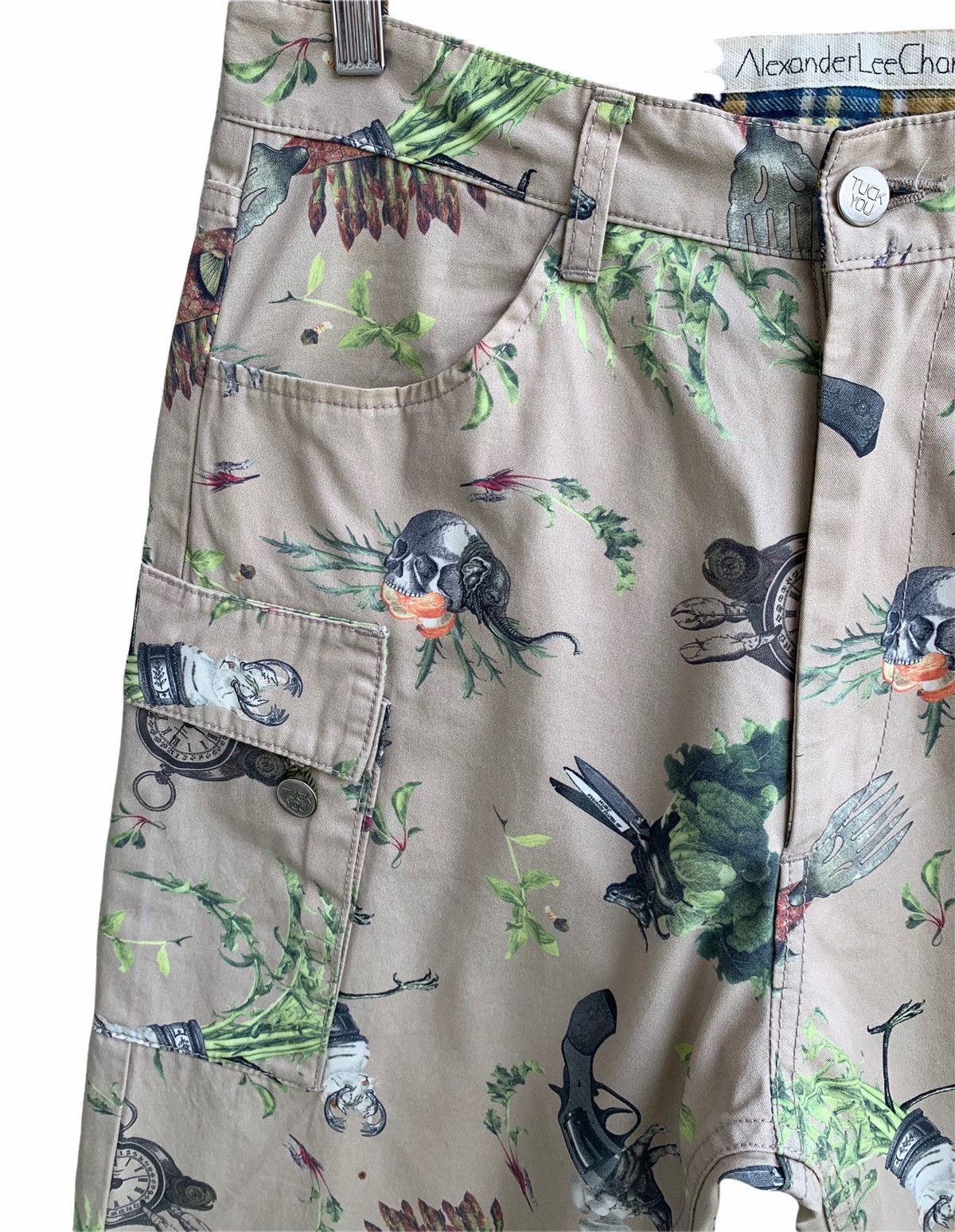 Alexander Lee Chang Rare🔥Japanese Alexander Lee Chang Over Printed Pants Size US 30 / EU 46 - 8 Thumbnail
