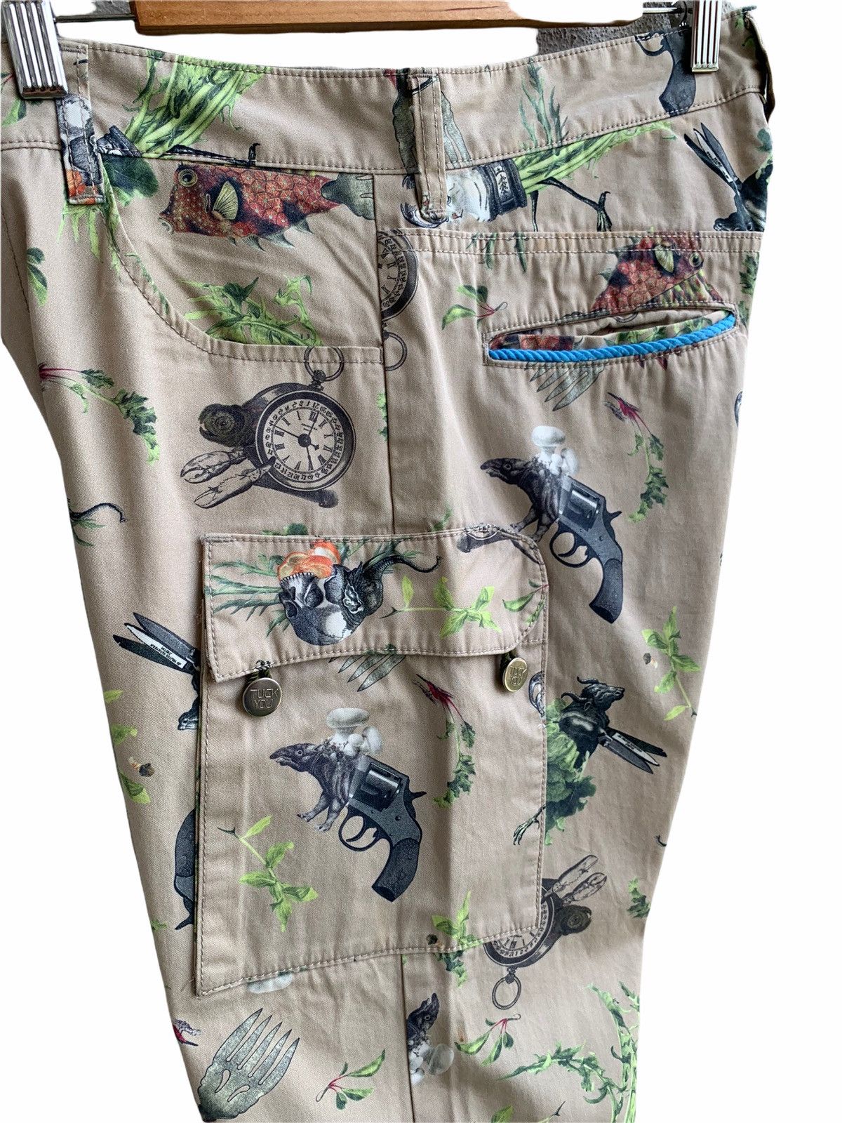 Alexander Lee Chang Rare🔥Japanese Alexander Lee Chang Over Printed Pants Size US 30 / EU 46 - 4 Thumbnail