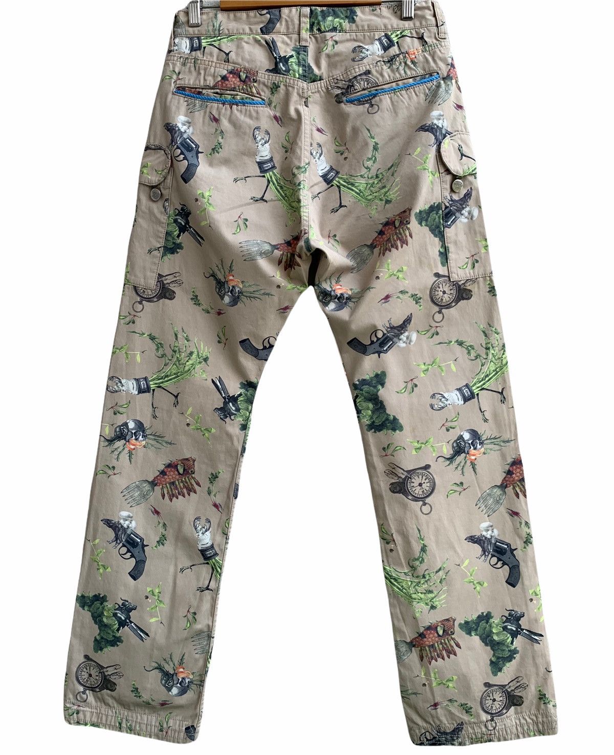 Alexander Lee Chang Rare🔥Japanese Alexander Lee Chang Over Printed Pants Size US 30 / EU 46 - 2 Thumbnail
