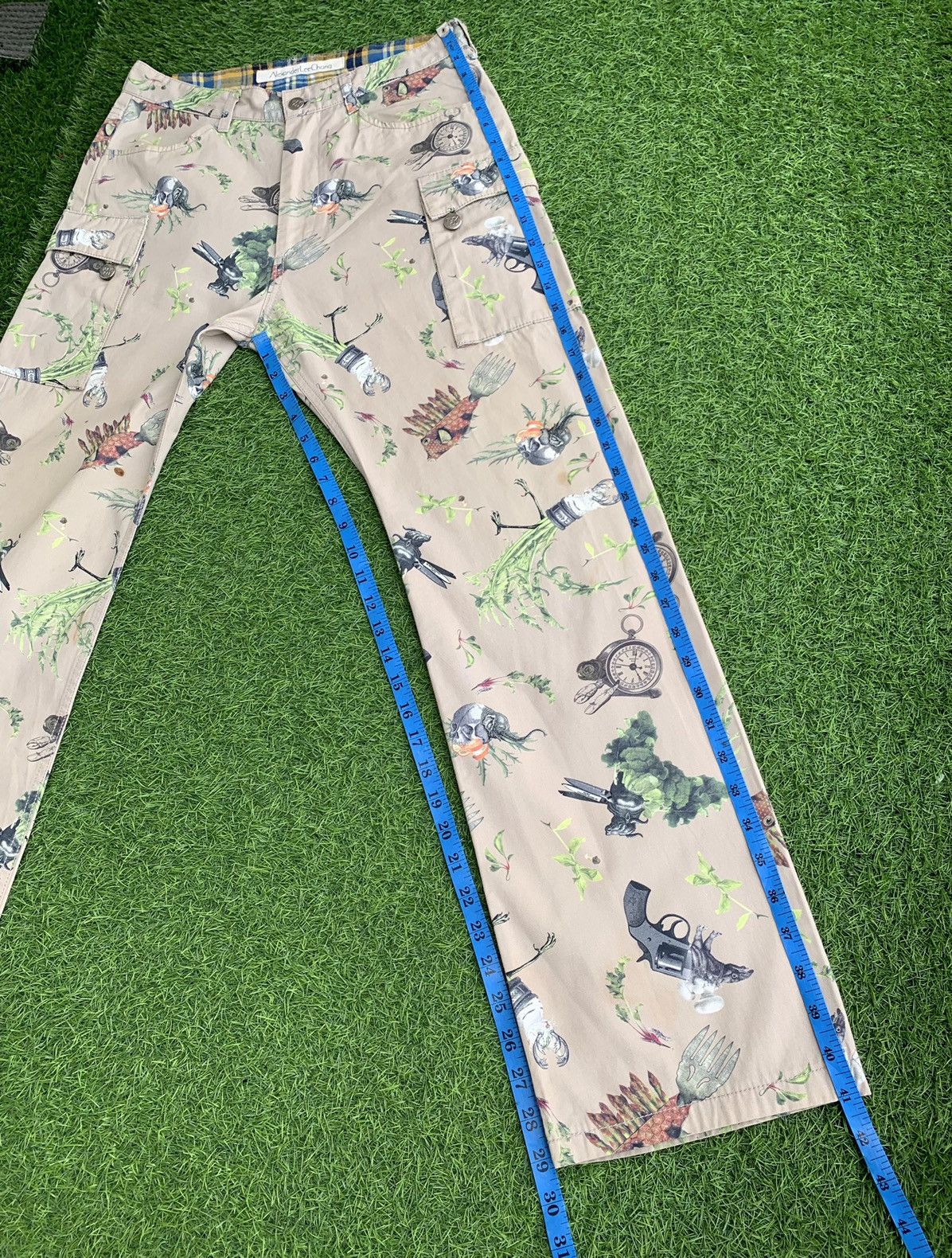 Alexander Lee Chang Rare🔥Japanese Alexander Lee Chang Over Printed Pants Size US 30 / EU 46 - 22 Thumbnail