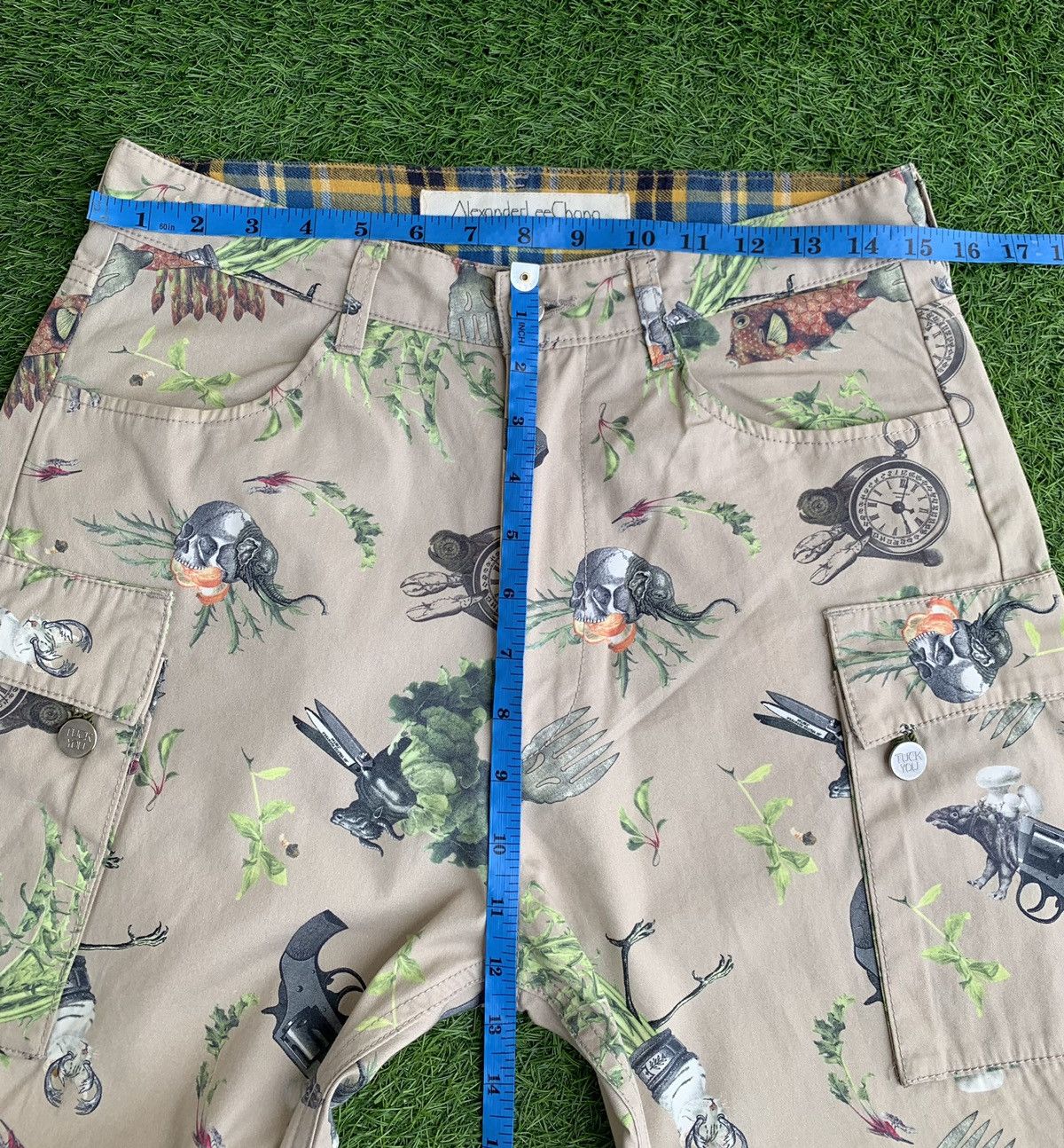 Alexander Lee Chang Rare🔥Japanese Alexander Lee Chang Over Printed Pants Size US 30 / EU 46 - 19 Thumbnail