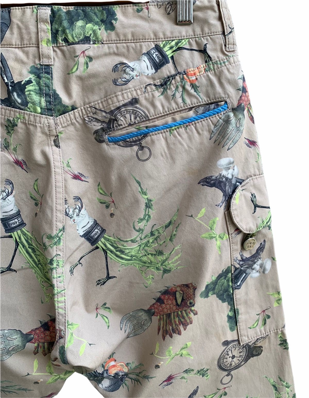 Alexander Lee Chang Rare🔥Japanese Alexander Lee Chang Over Printed Pants Size US 30 / EU 46 - 5 Thumbnail