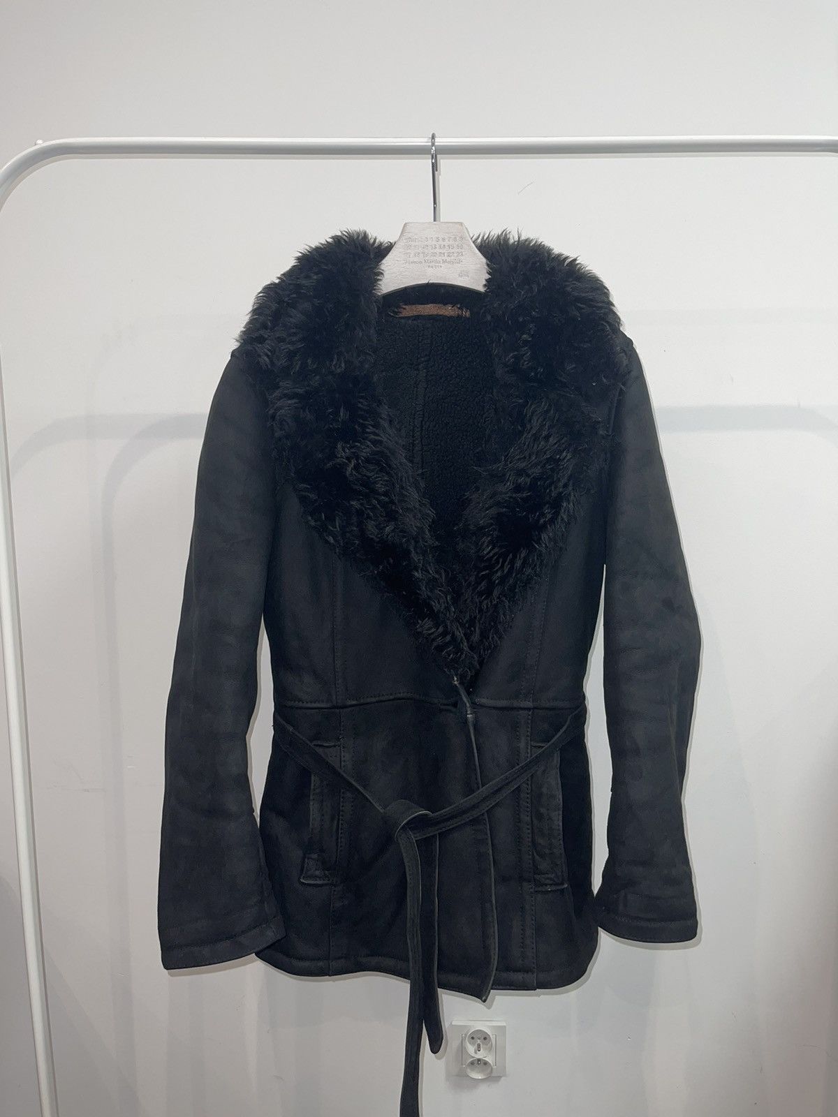 Leather Leather Fur Black Jacket Coat Size M / US 6-8 / IT 42-44 - 11 Thumbnail