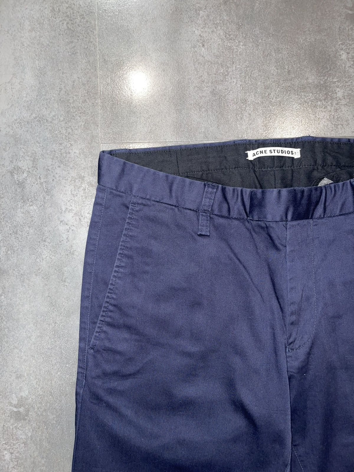 Acne Studios AW13 Acne Studios Max Satin Navy Casual Pants Size US 32 / EU 48 - 9 Thumbnail