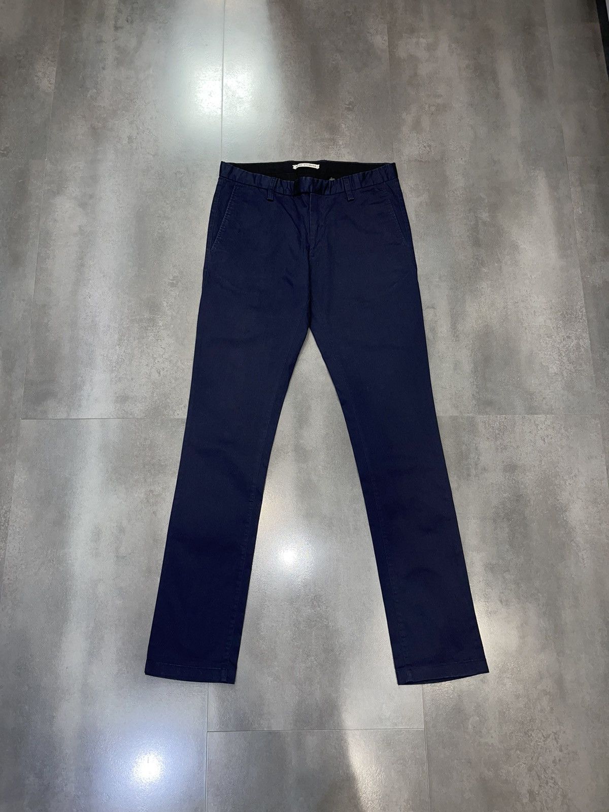 Acne Studios AW13 Acne Studios Max Satin Navy Casual Pants Size US 32 / EU 48 - 2 Thumbnail